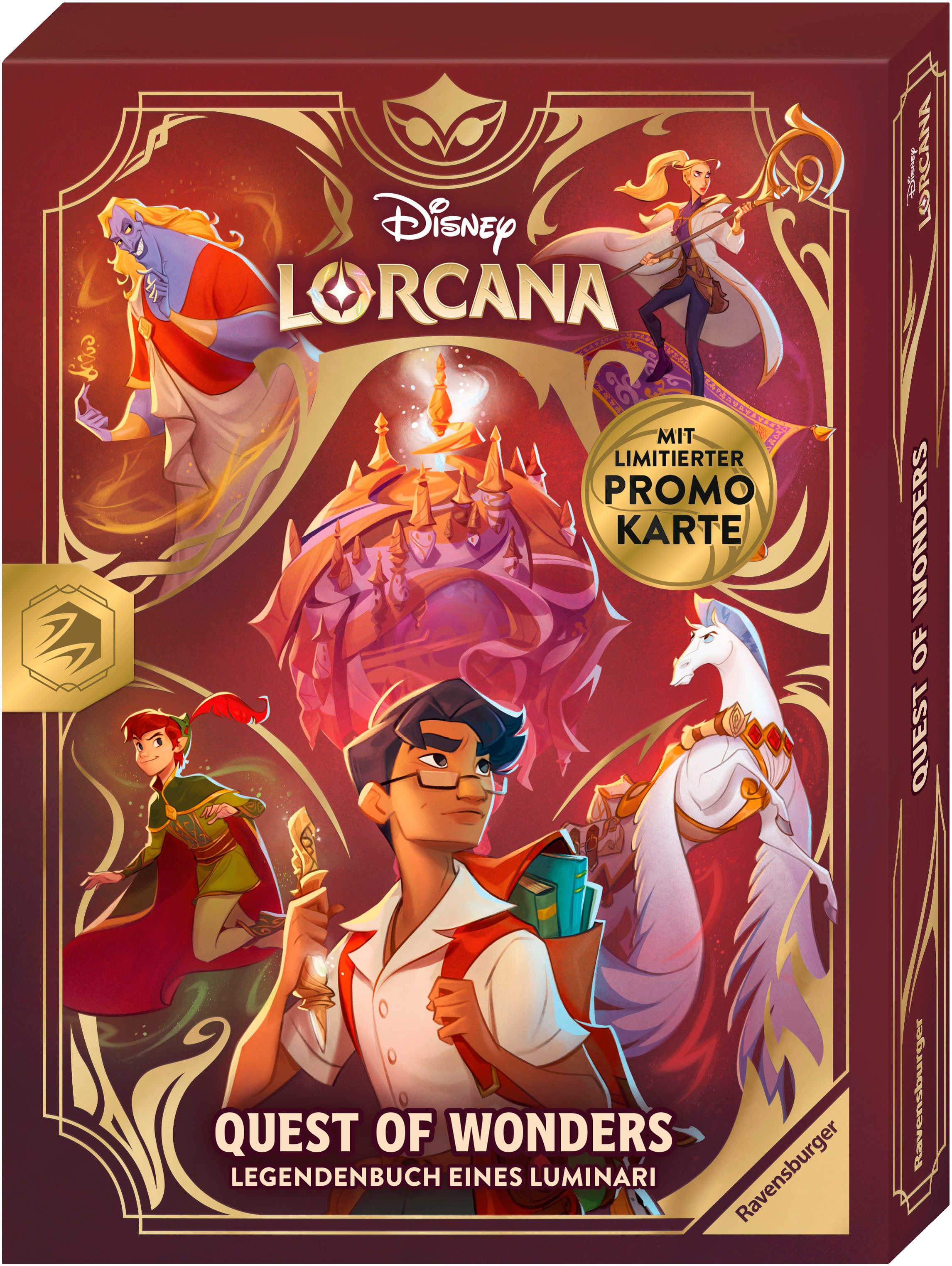 Disney Lorcana - Quest of Wonders. Legendenbuch eines Luminari, Made in Germany