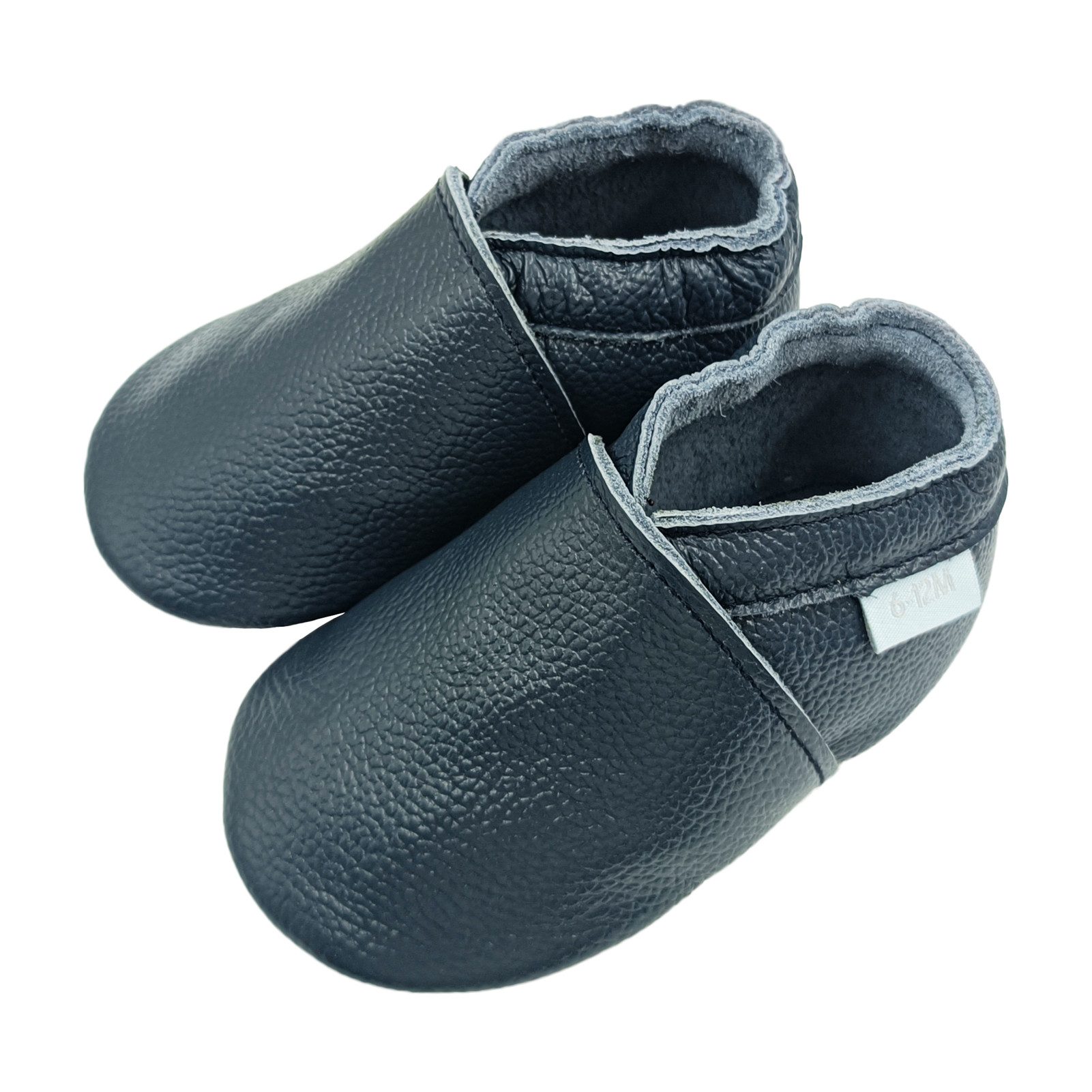 Basrakids Basrakids Baby Lauflernschuhe Leder weich rutschfest Krabbelschuhe Hausschuh Rutschfest