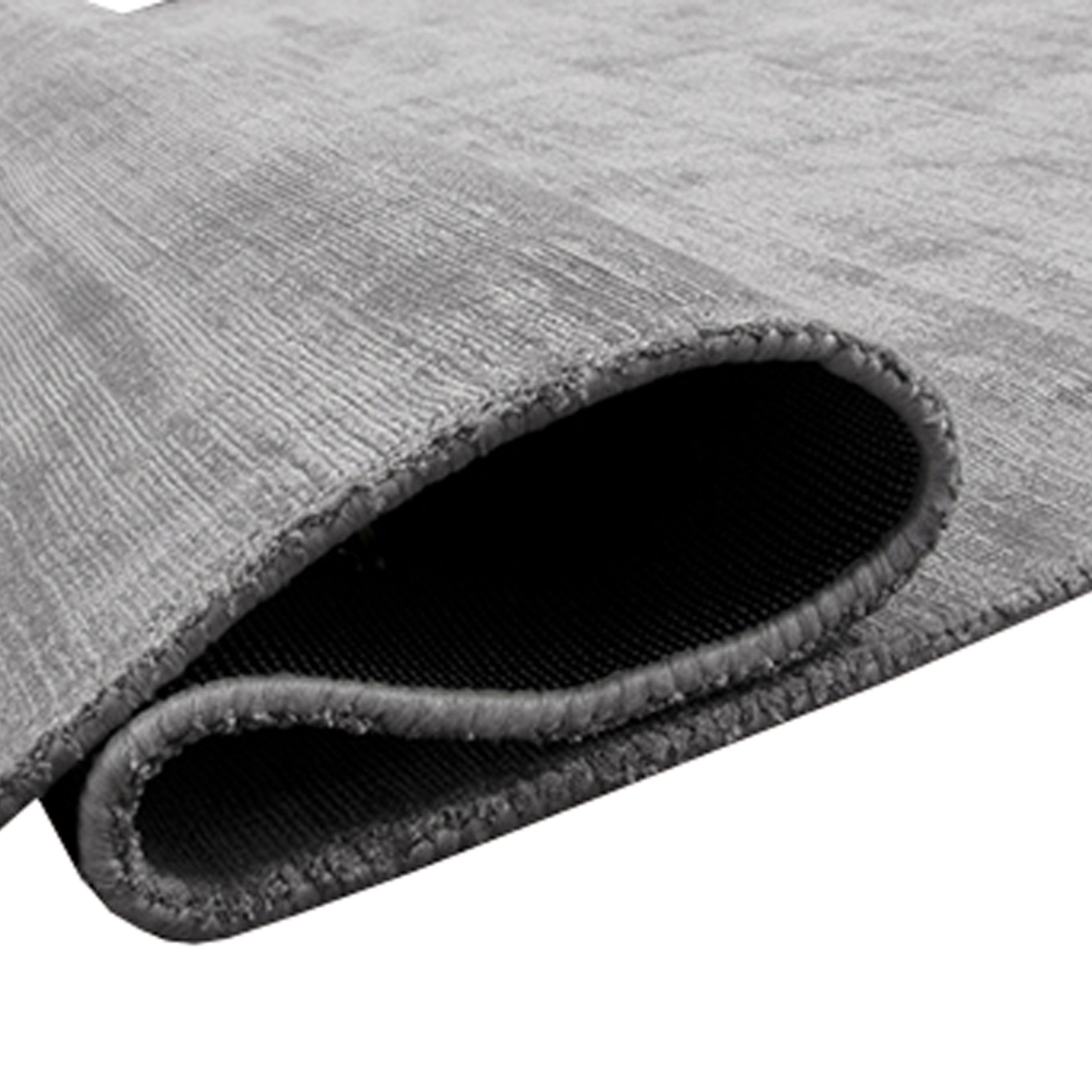 TeppichHome24 Teppich Wohnzimmerteppich Elegant Handgefertigt in grau, rech günstig online kaufen