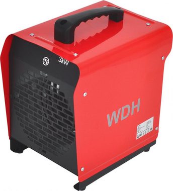 WDH Heizgerät Heizgebläse WDH-BGP03 (3 kW), 3000 W, - Geräuscharmer Betrieb