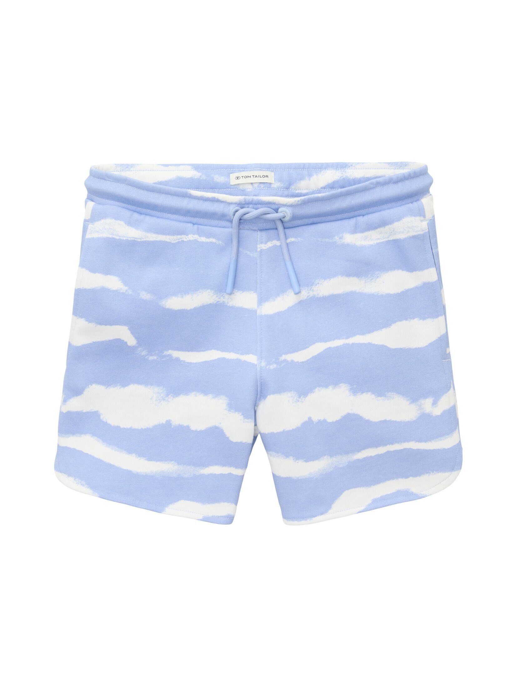 dye Jogger blue TAILOR stripe TOM heron Stoffhose Shorts tie