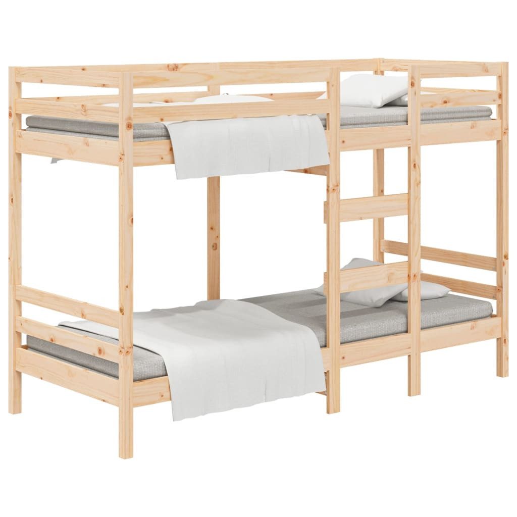 vidaXL Etagenbett, Doppelstockbett 90x200 cm Massivholz Kiefer