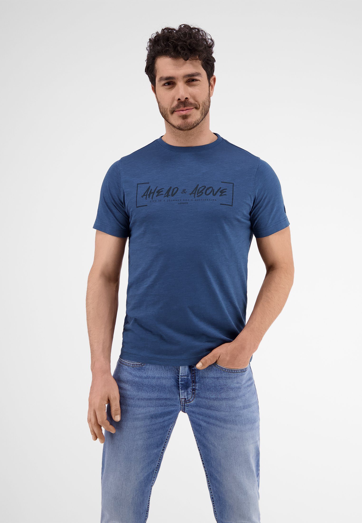 LERROS T-Shirt "LERROS T-Shirt *Ahead & Above*" günstig online kaufen