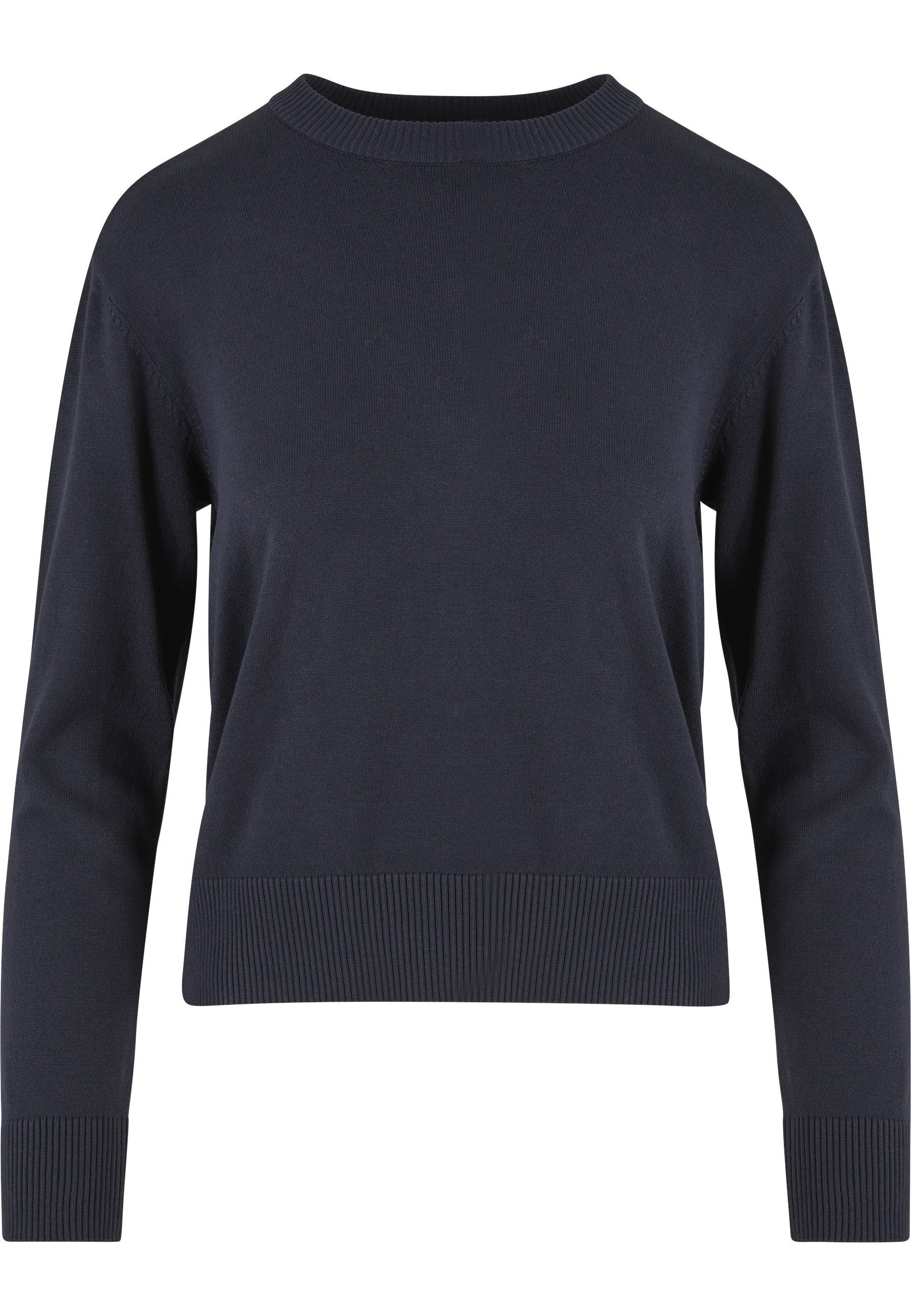 Rundhalspullover Urban Classics Damen Ladies Knitted Roundneck Sweater