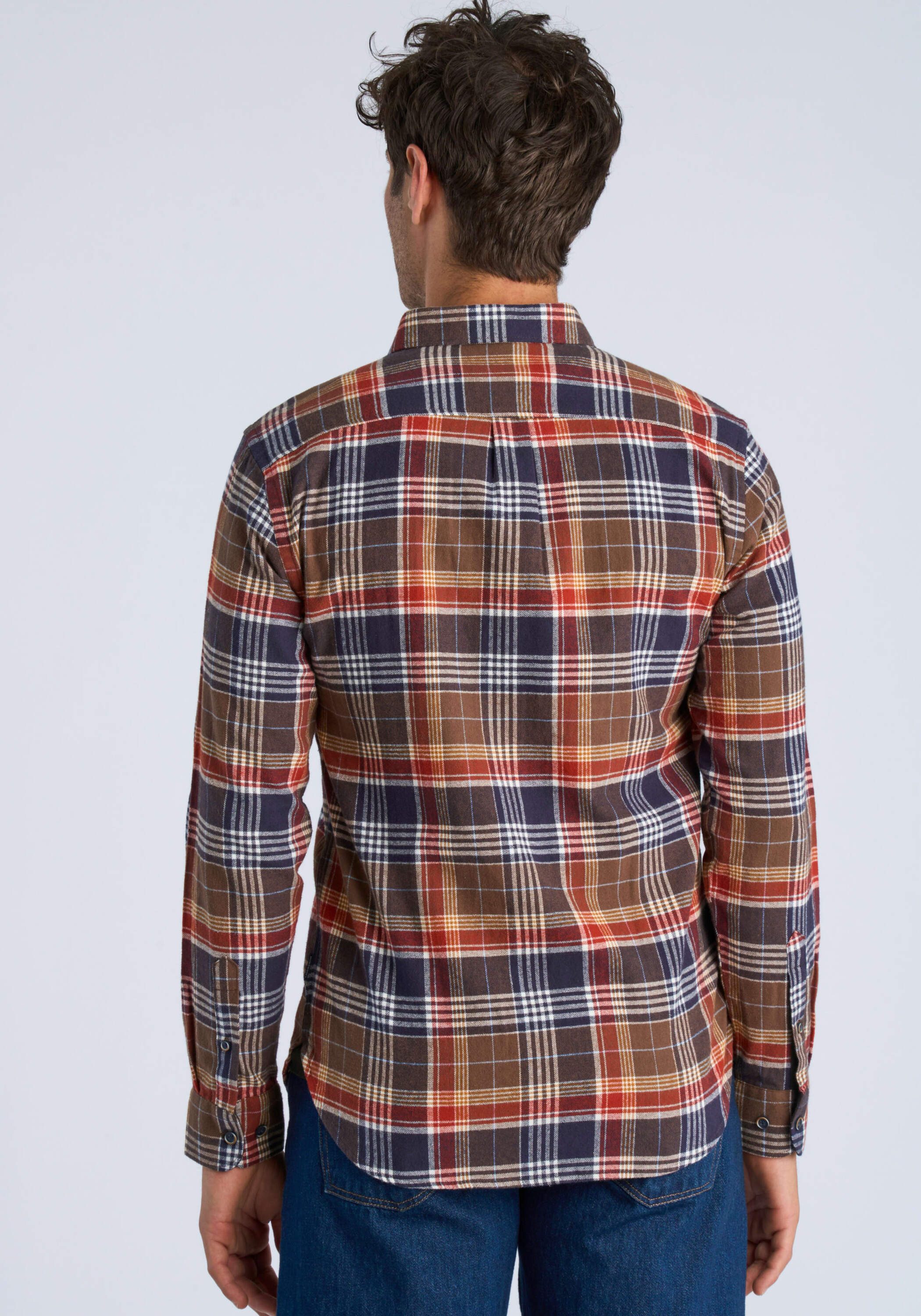 LINDBERGH Businesshemd Business-Casual-Hemd (Langarm) Relaxed Fit – Bild 2 von 5