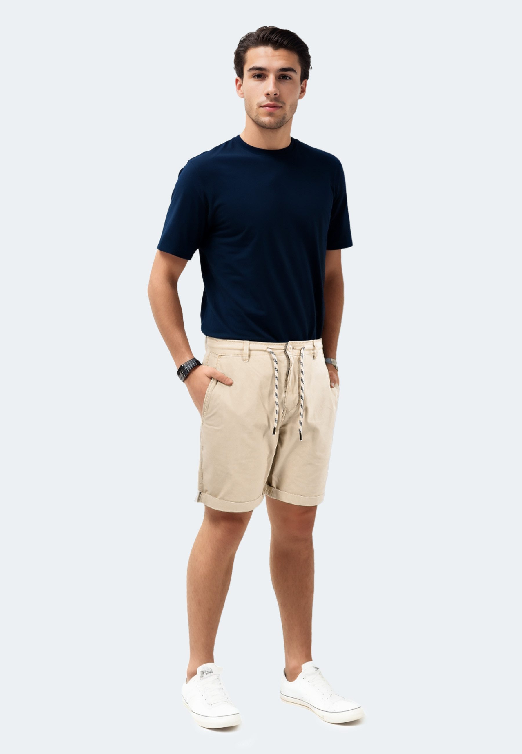 INDICODE Shorts Incanvar aus atmungsaktiver Baumwolle – Bild 2 von 5
