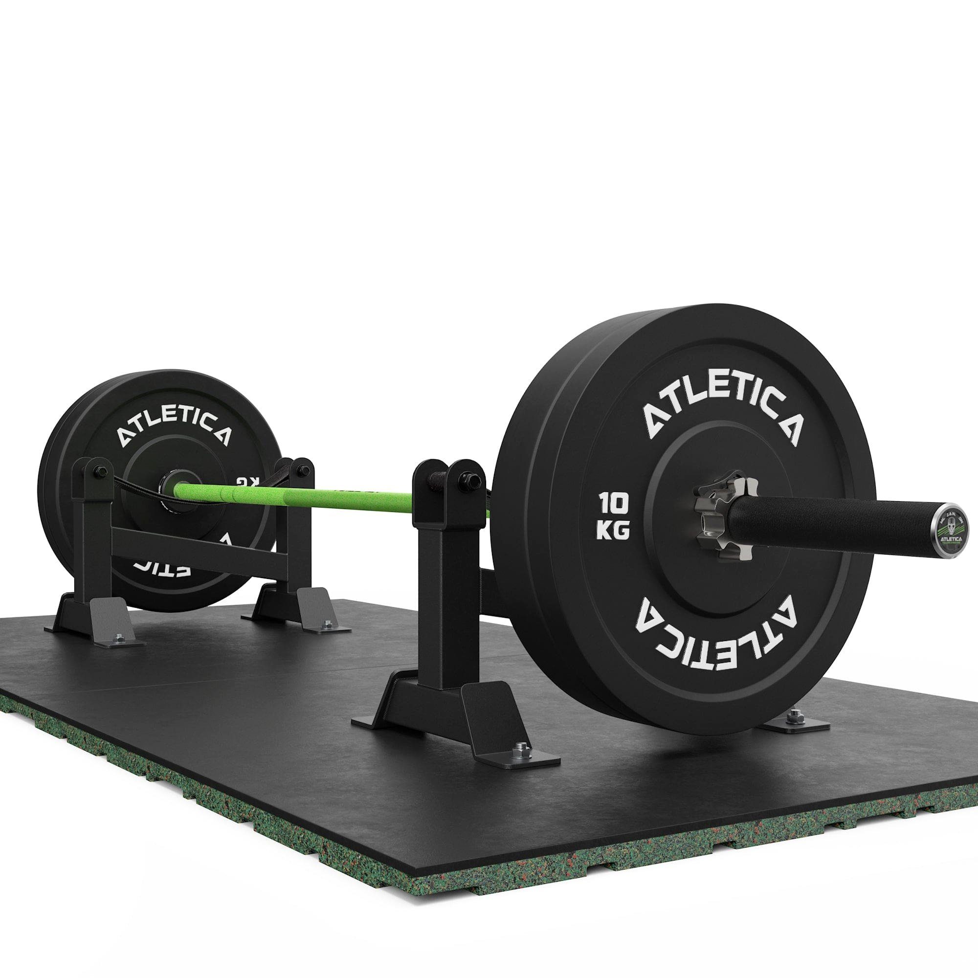 ATLETICA Langhantelstange Hantelablage Multifunktionale Deadlift Station