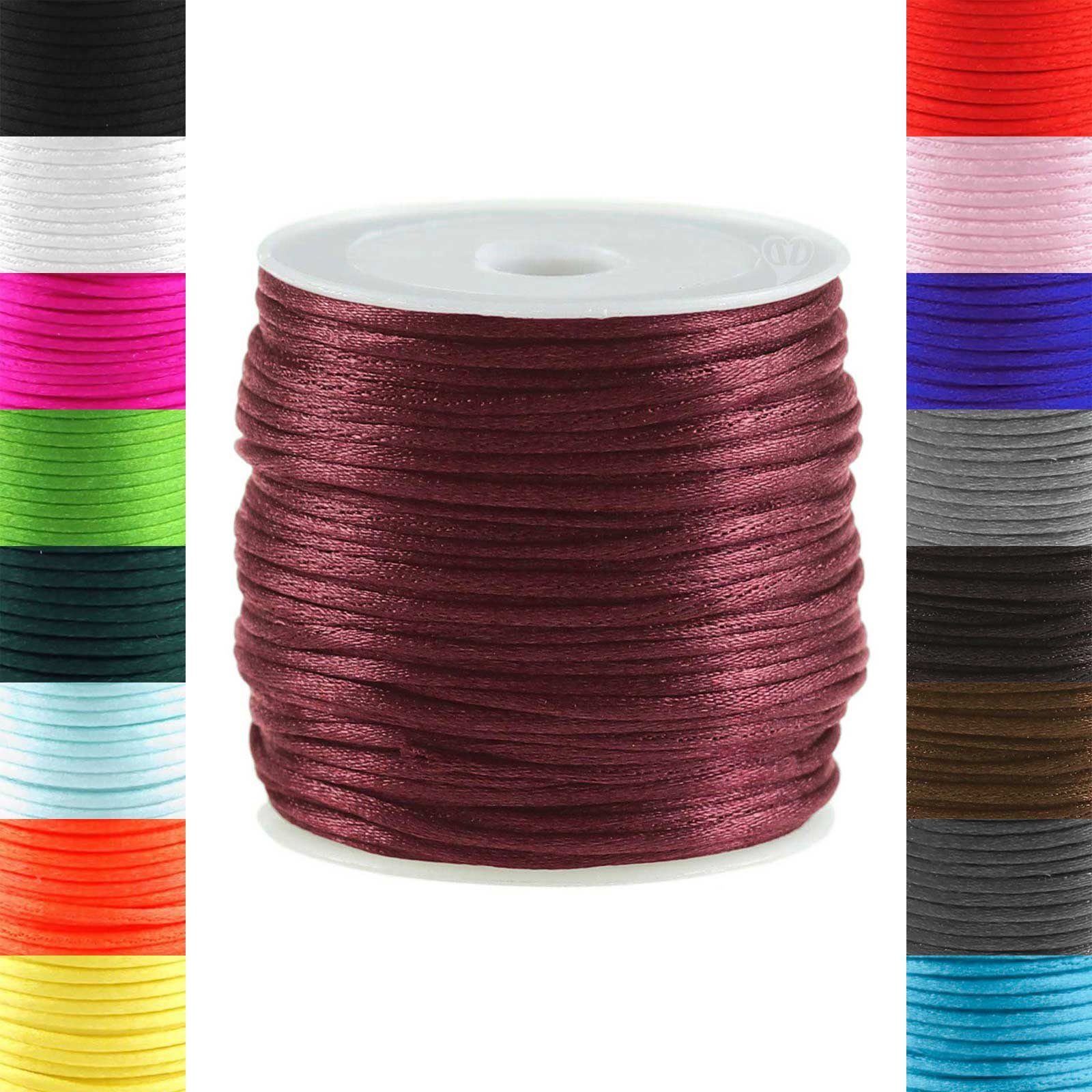 maDDma 30m Satinschnur Flechtkordel Kumihimo 1mm günstig online kaufen