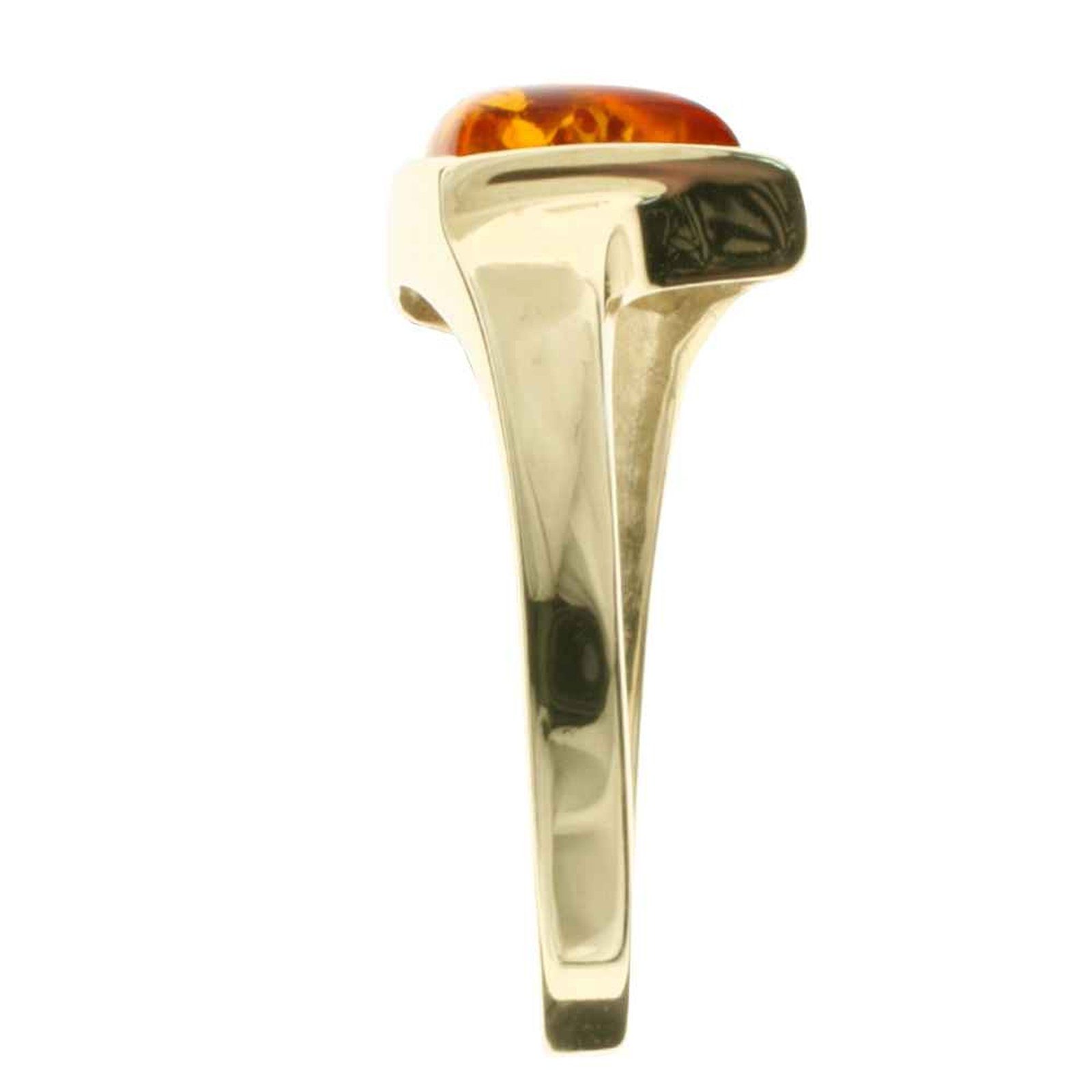 OSTSEE-SCHMUCK Goldring - Malou - Gold 333/000 - Bernstein (1-tlg)