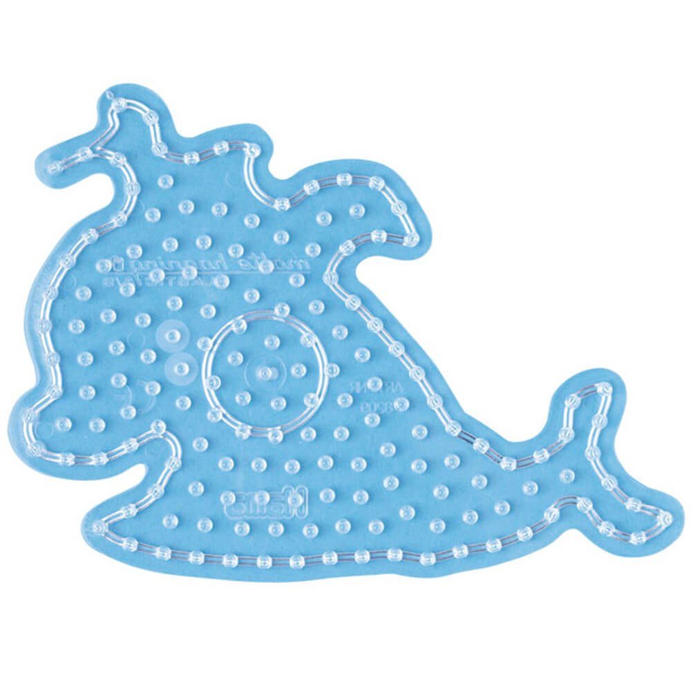 Hama Bügelperlen Hama Maxi-Stiftplatte Wal, transparent