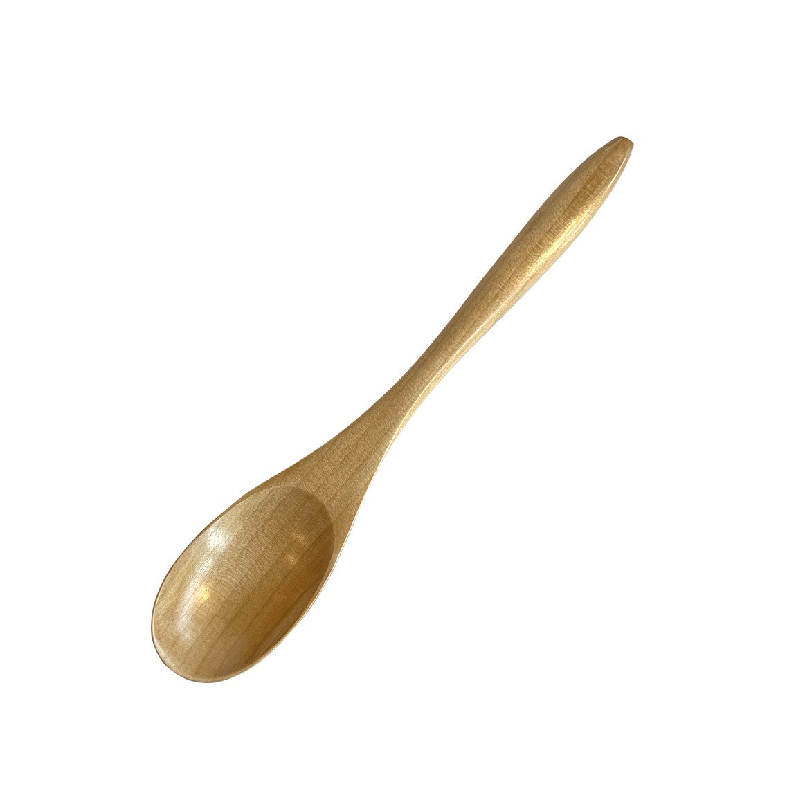 Esslöffel Japanischer Löffel aus Holz, natur, ca. 20,5 cm