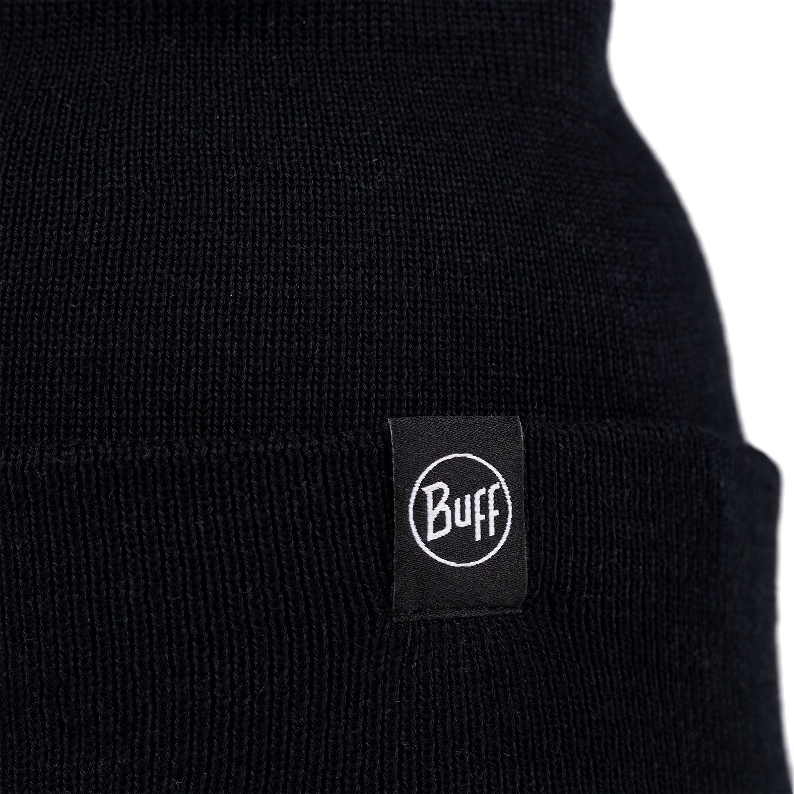 Buff Strickmütze Knitted Beanie Lilon mit breitem Umschlag