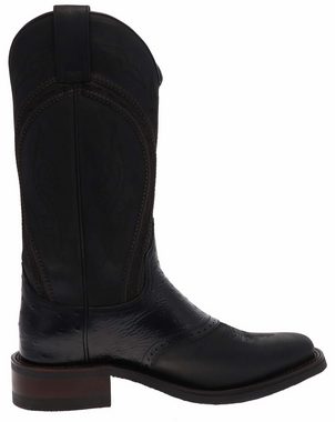 Sendra Boots 8048 RETRO Schwarz Cowboystiefel Rahmengenähte Herren Westernstiefel