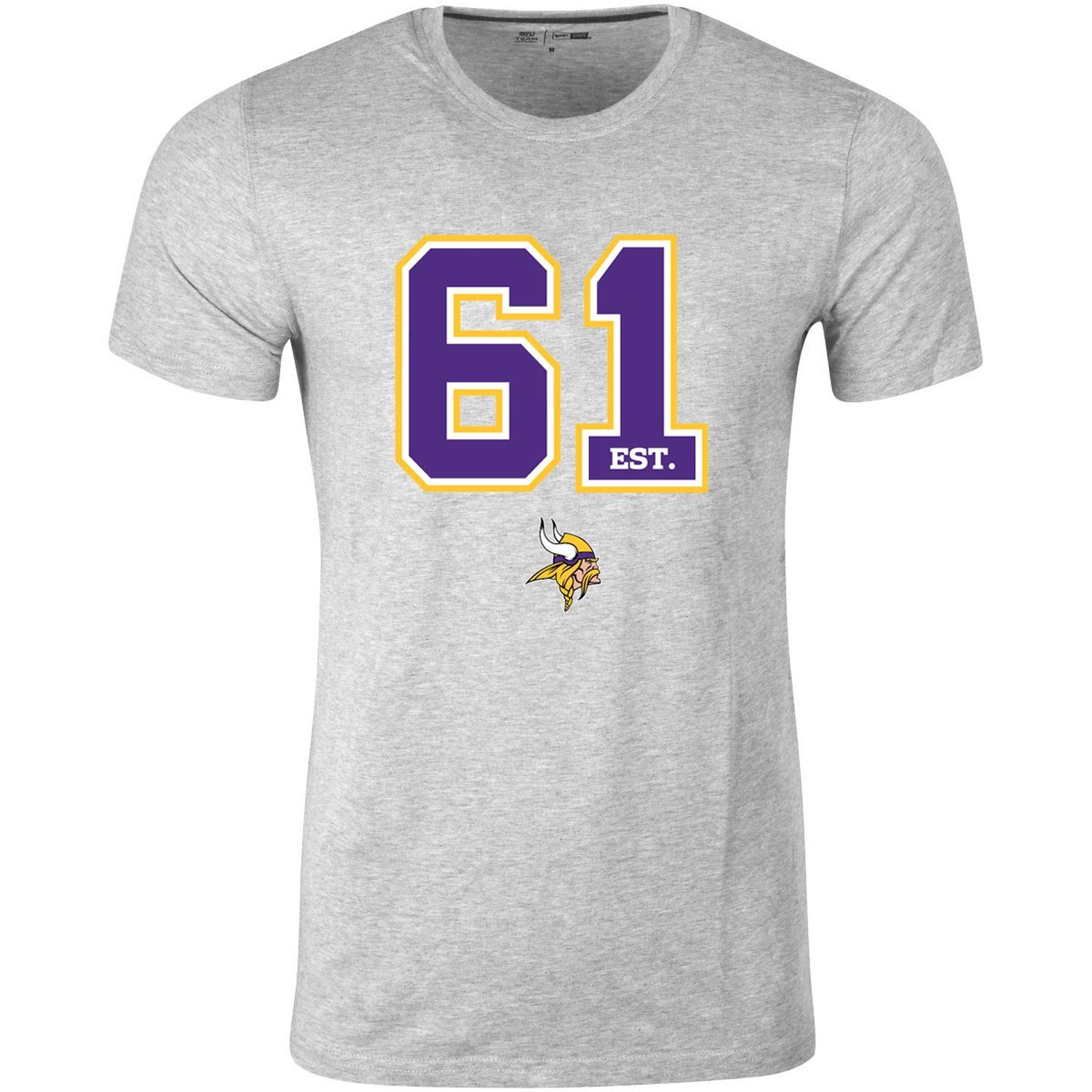 New Era Print-Shirt ESTABLISHED LOGO NFL Minnesota Vikings