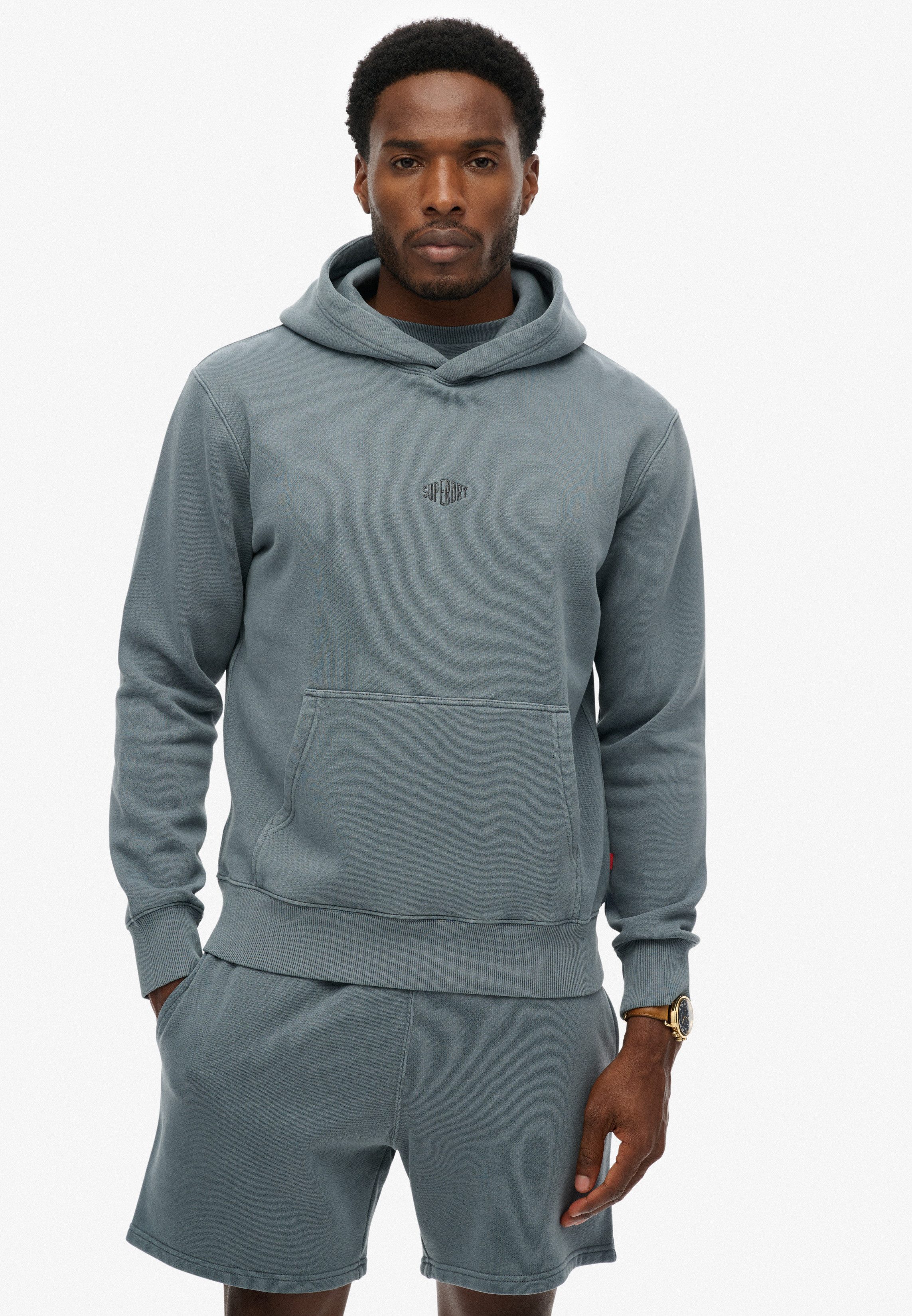 Superdry Kapuzensweatshirt MICRO LOGO HOOD mit Micro-Marken-Logo