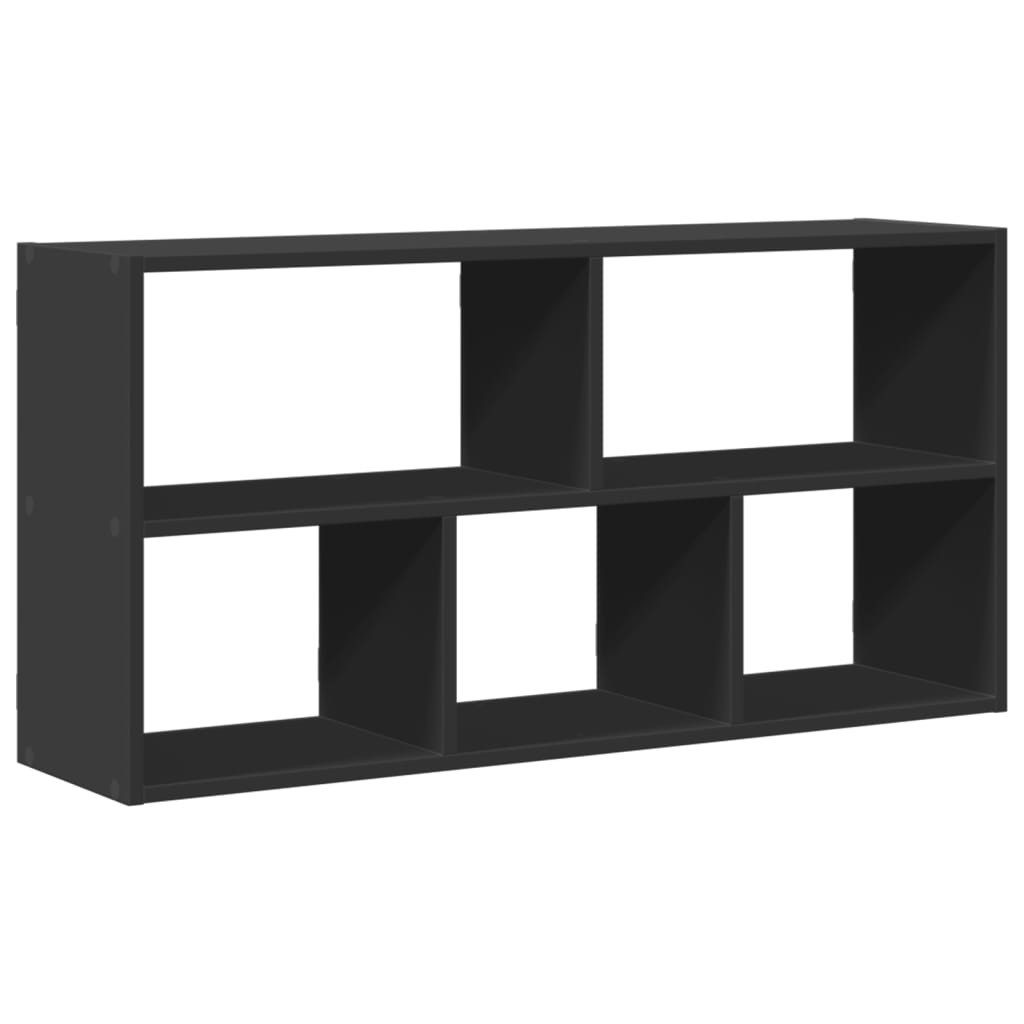 vidaXL Regal Wandregal Schwarz 100x25x50 cm günstig online kaufen
