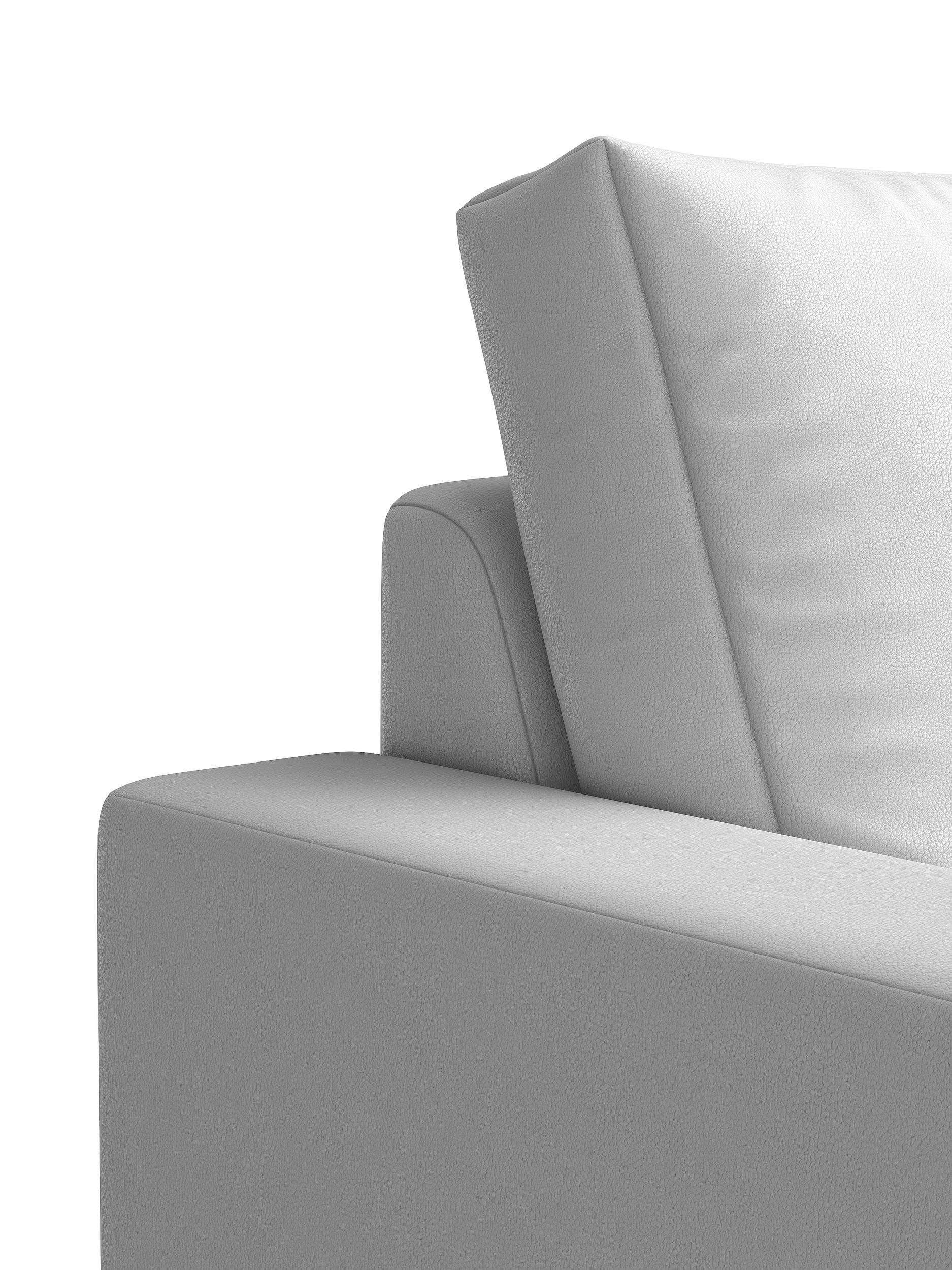 mit 3-Sitzer, Europa made Modern Raum Ari, stellbar, Sitzkomfort, im in Armlehnen Stylefy 3-Sitzer Sofa, und frei Rückenlehne, Design,