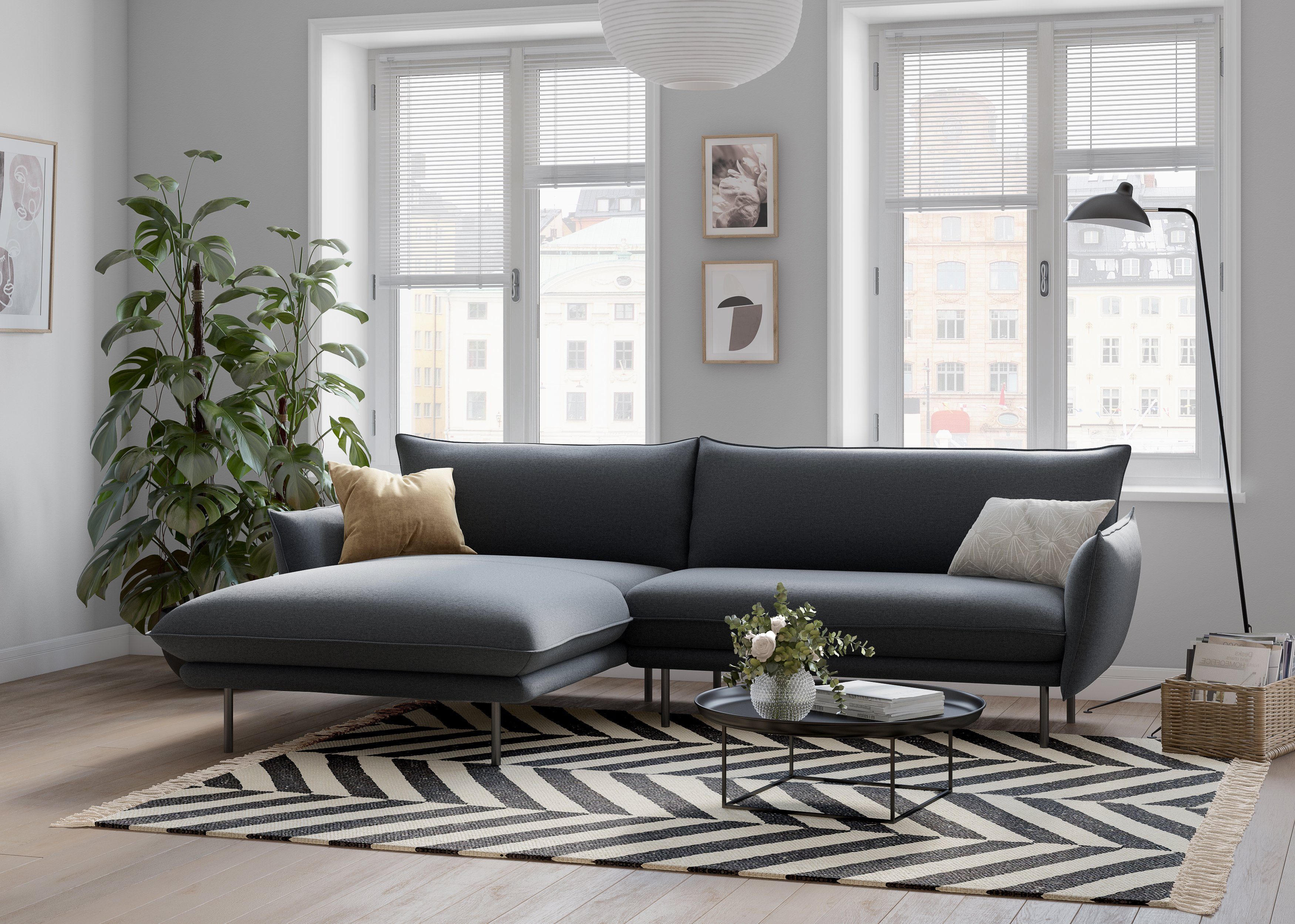 andas Ecksofa Stine L-Form, Besonderes Design günstig online kaufen