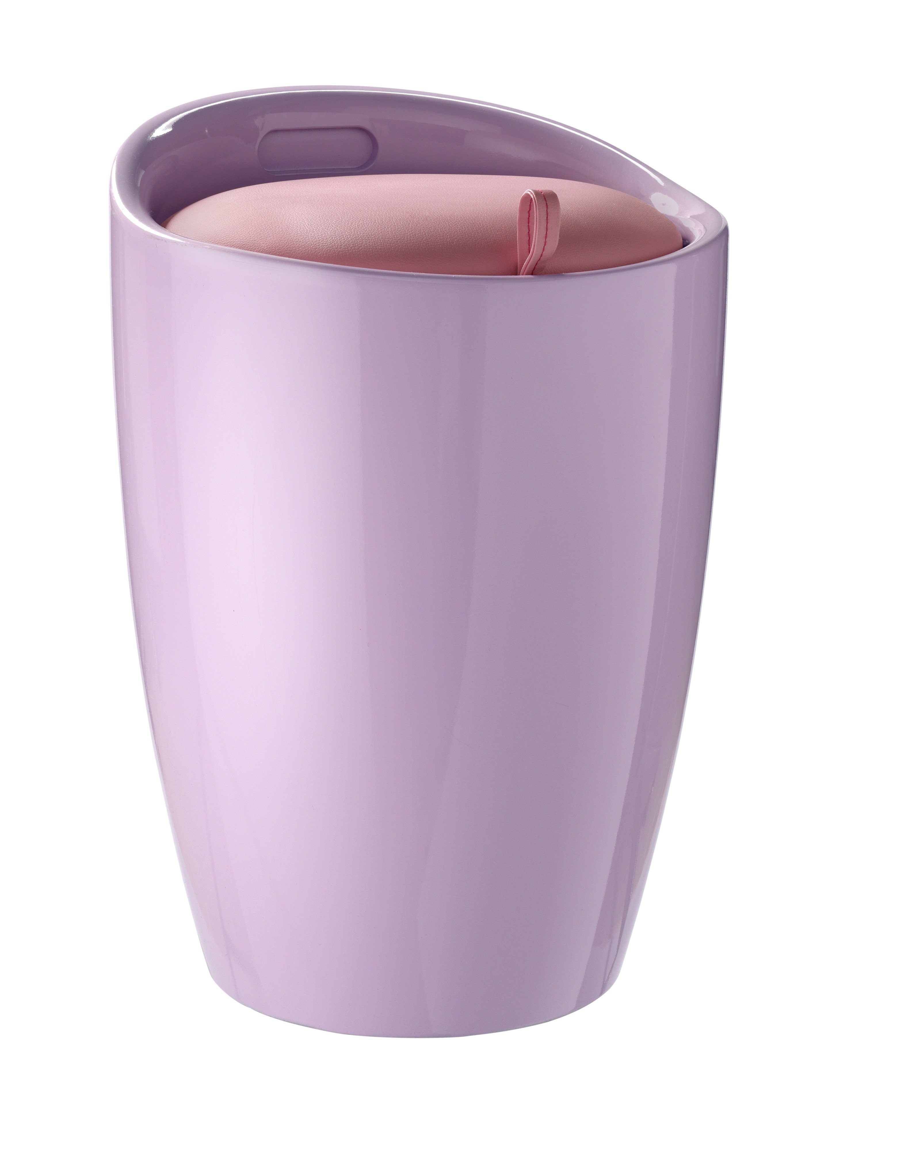 Hocker mit integriertem Wäschesammler Hocker mit integriertem Wäschesammler