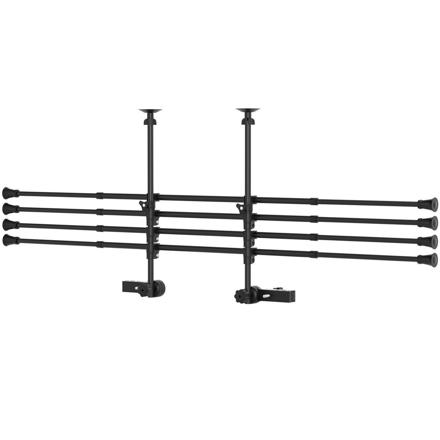 LuxusKollektion Tierabsperrgitter Hundegitter Auto Kofferraum 32-55x80-145 cm universal einteilig