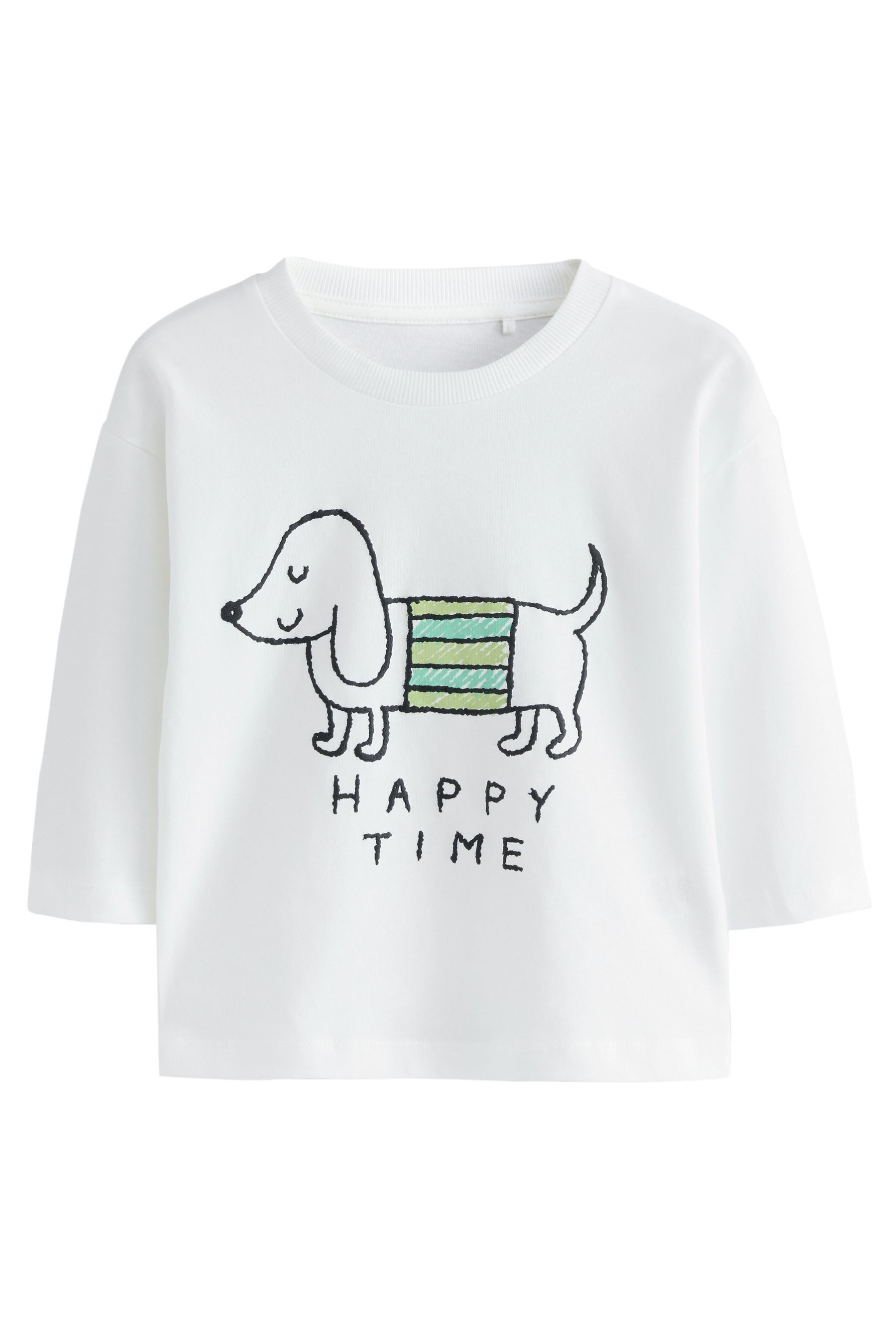 Next Langarmshirt Langarmshirt mit Grafikprint (1-tlg) günstig online kaufen