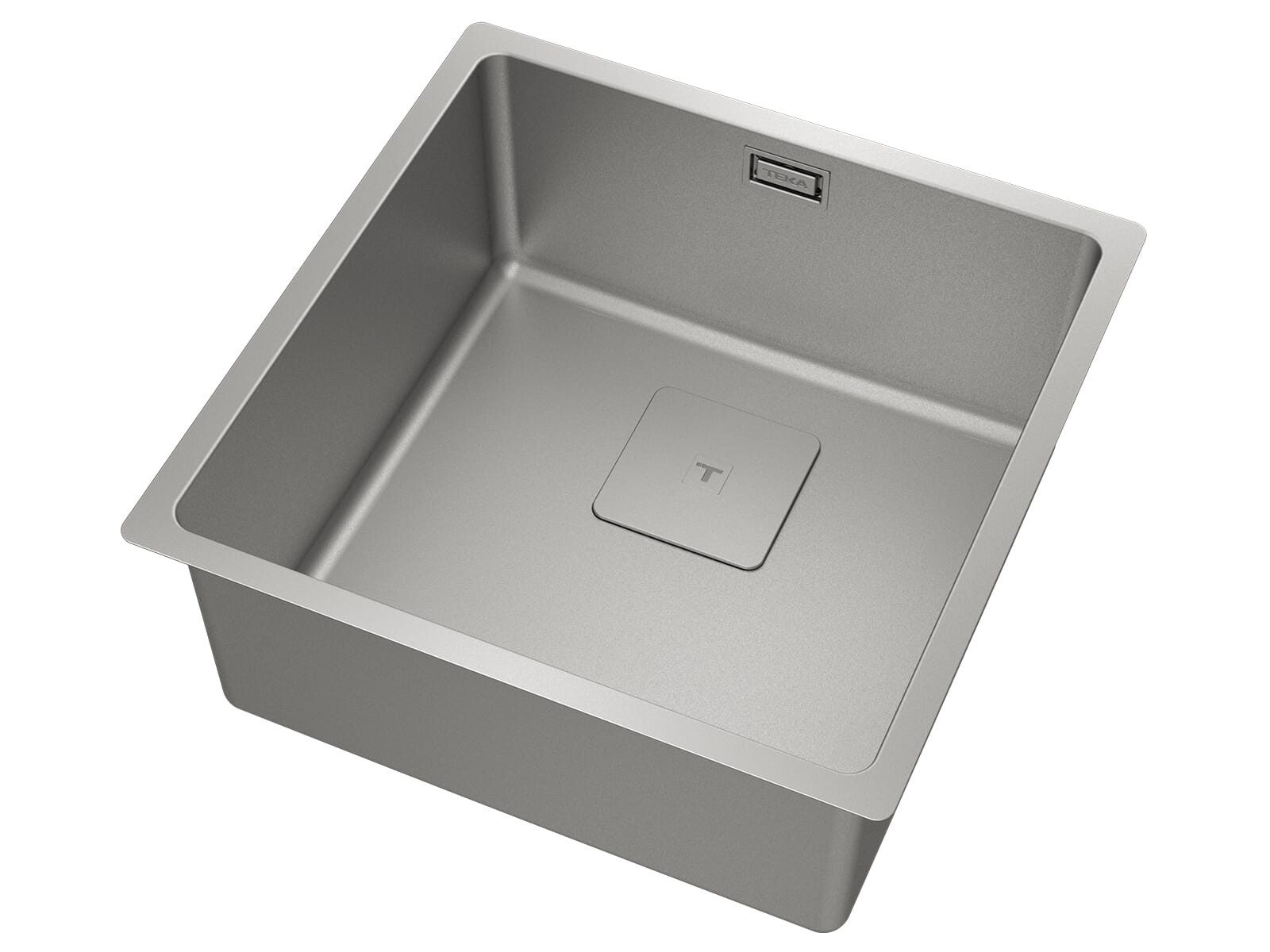 Teka Edelstahlspüle, rechteckig, 44/44 cm, (1 St)