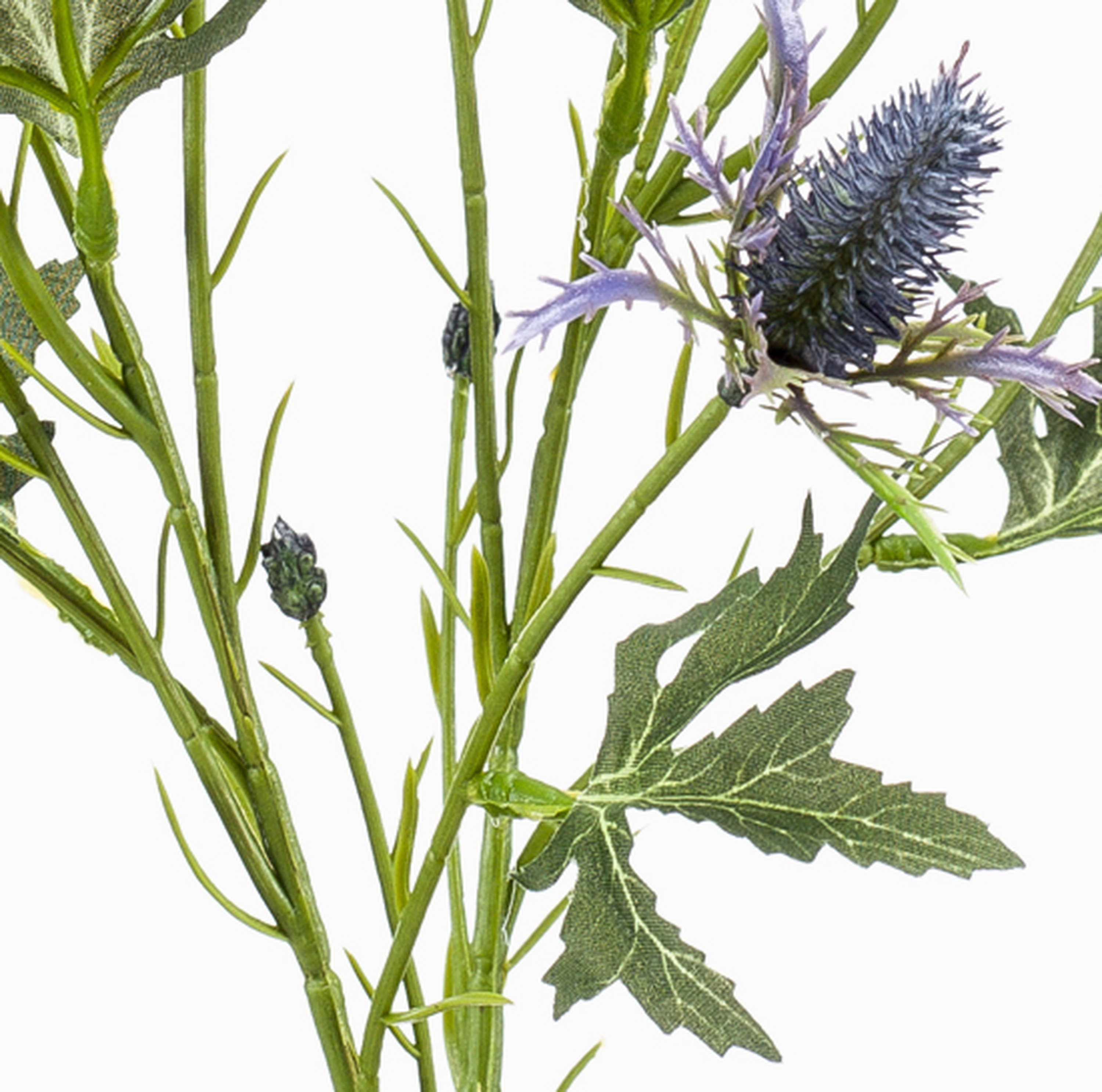Kunstzweig Edeldistel CUACOS, blau, 70cm Distel (Mannstreu), artplants, Höhe 70.0 cm – Bild 4 von 4
