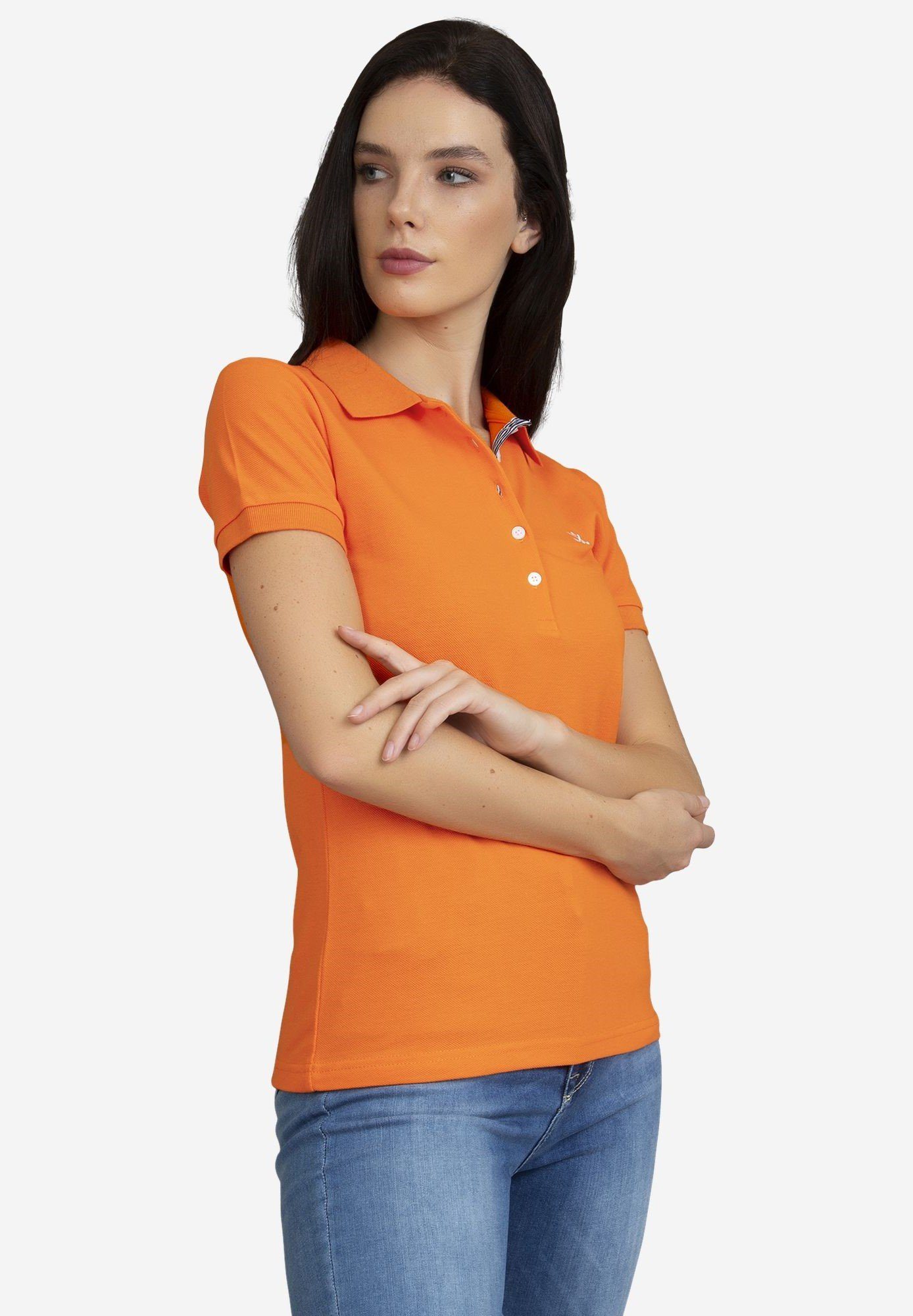 Sir Raymond Tailor Violetta Orange Poloshirt