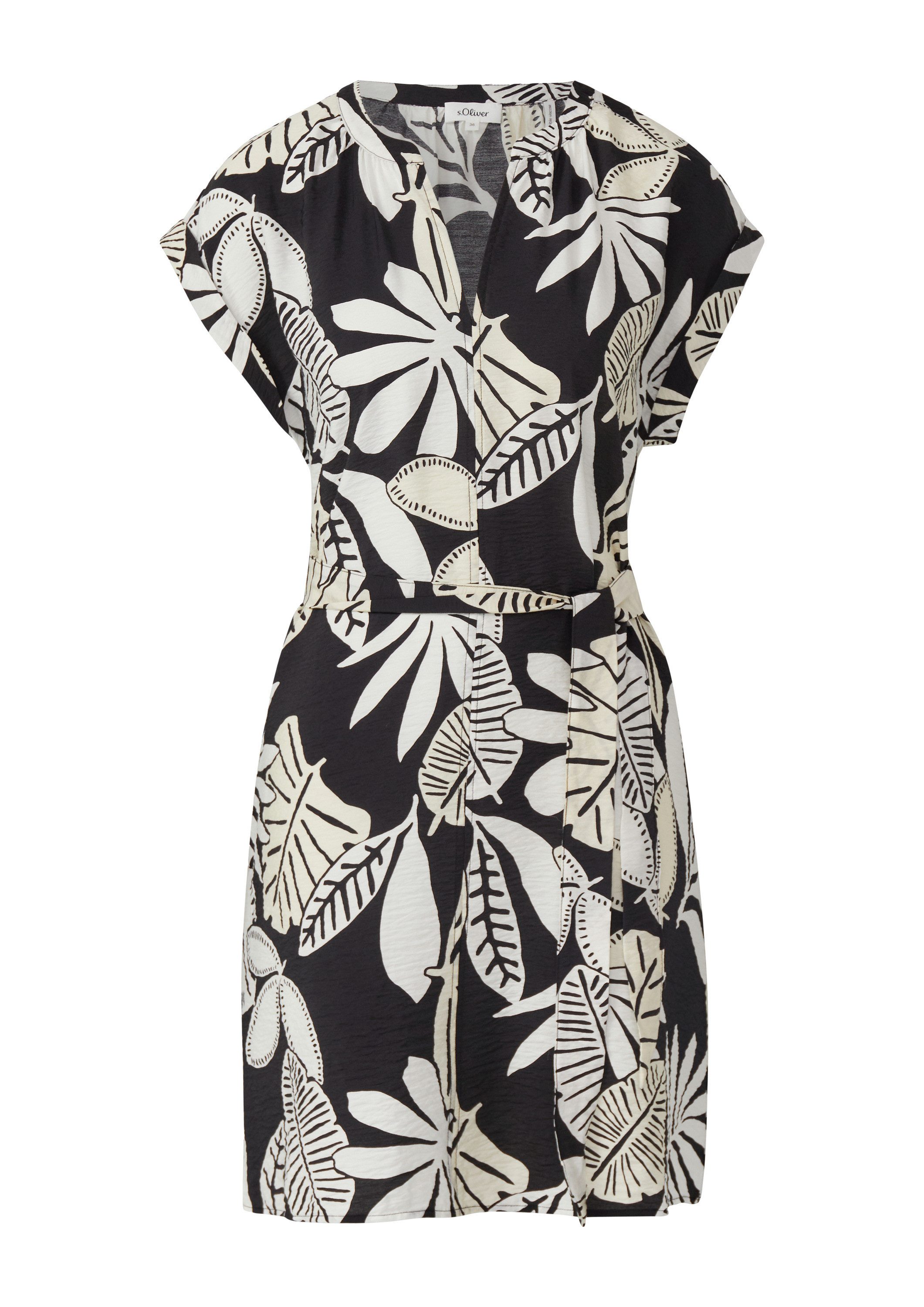 s.Oliver Minikleid Kleid Kurzes Kleid aus Viskosemix im Relaxed Fit günstig online kaufen