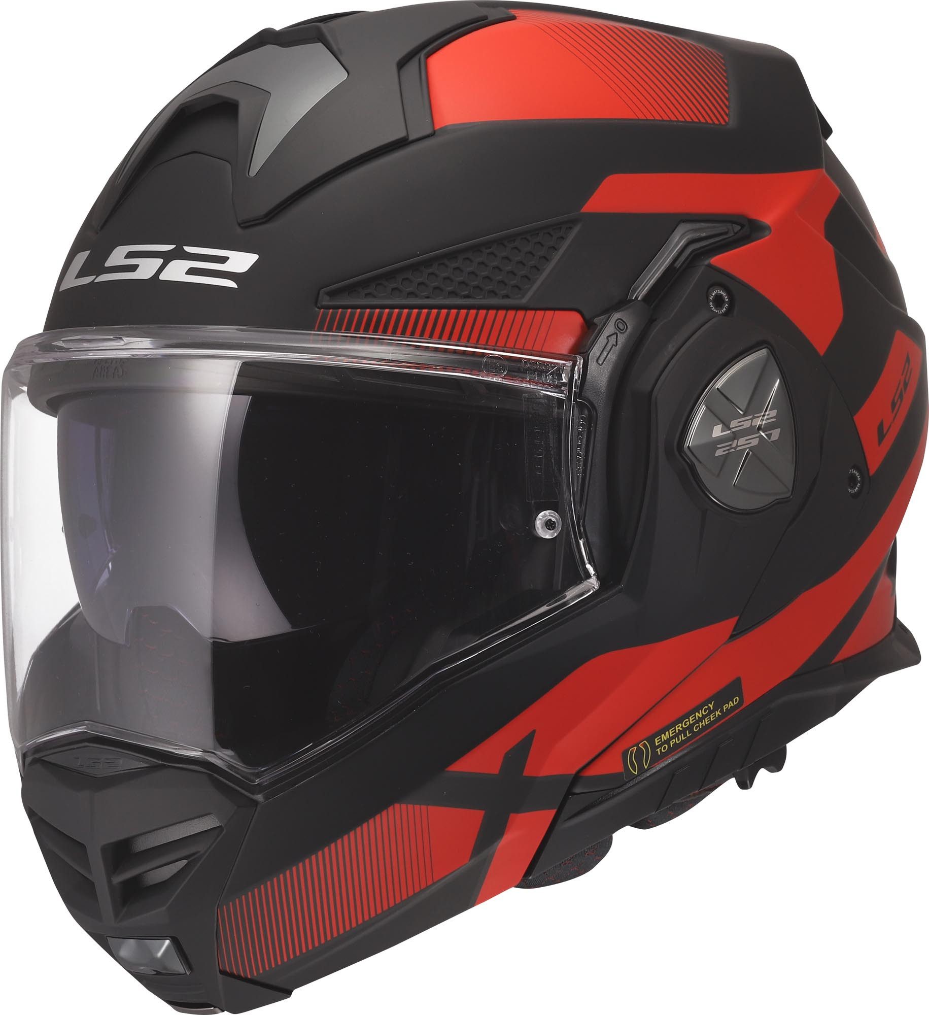 LS2 Motorradhelm FF901 Advant X Nova Klapphelm, Atmungsaktiv