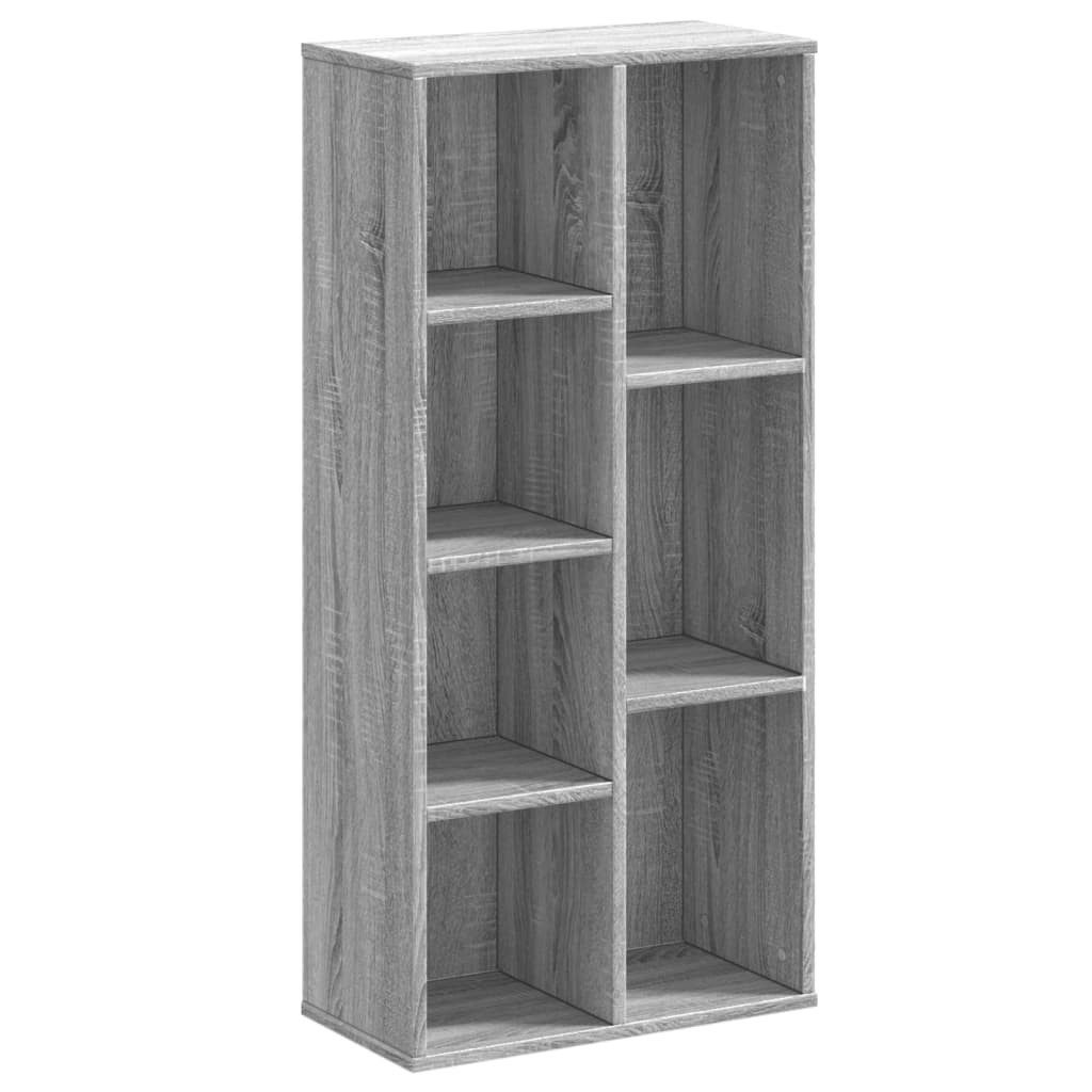 vidaXL Bücherregal NA Bücherregal Grau Sonoma 50x25x105 cm Spanplatte