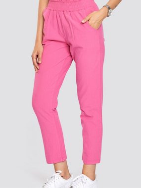 Freshlions Chinohose Hose mit Gummibund pink S