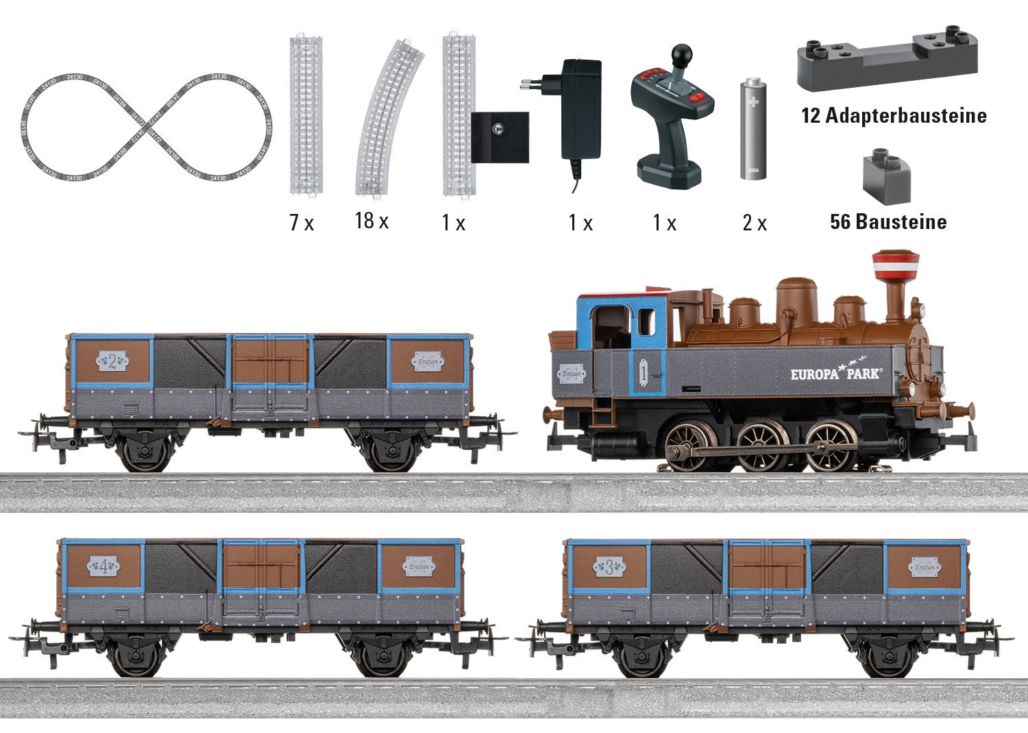 Märklin Modelleisenbahn-Set Märklin Start up, Startpackung Europa-Park - 29030, Spur H0