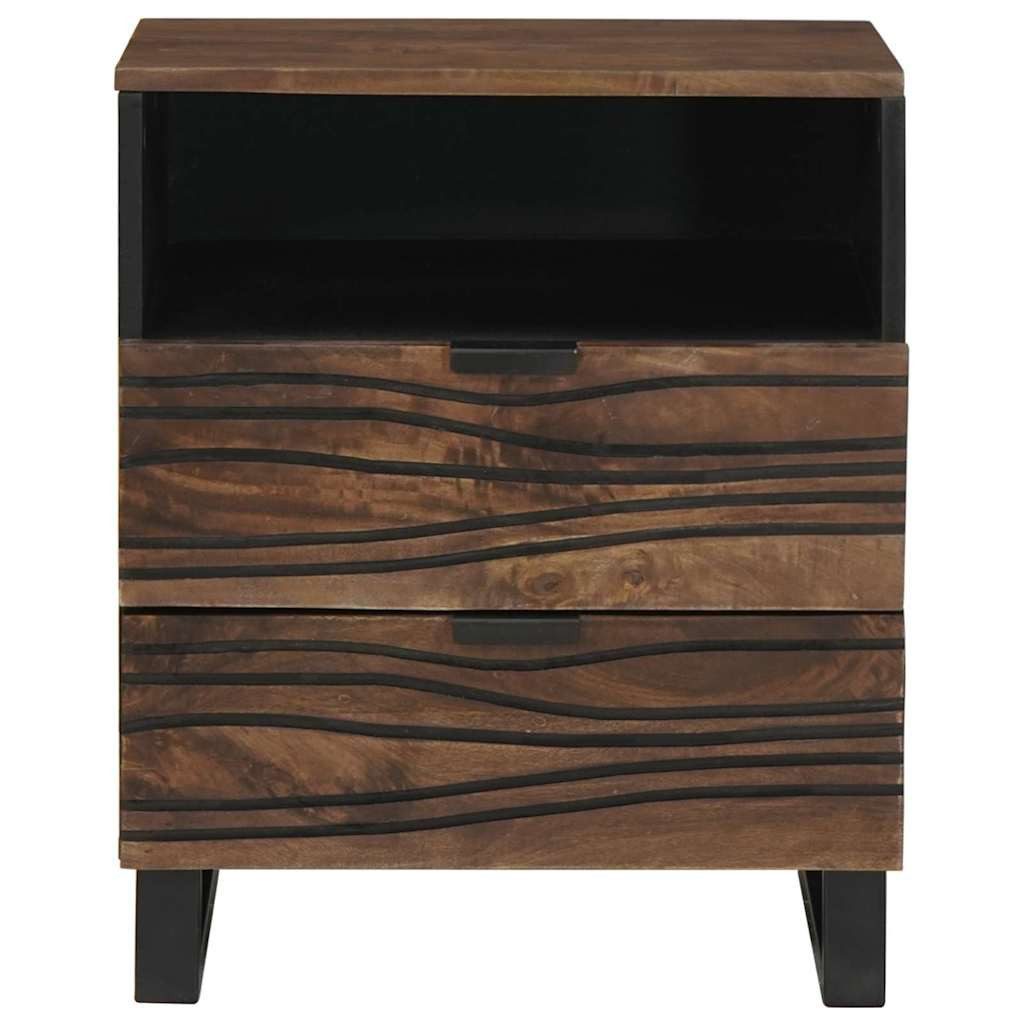 vidaXL Nachttisch Nachttisch Walnuss 50 x 33 x 62 cm Holzwerkstoff (1-St)