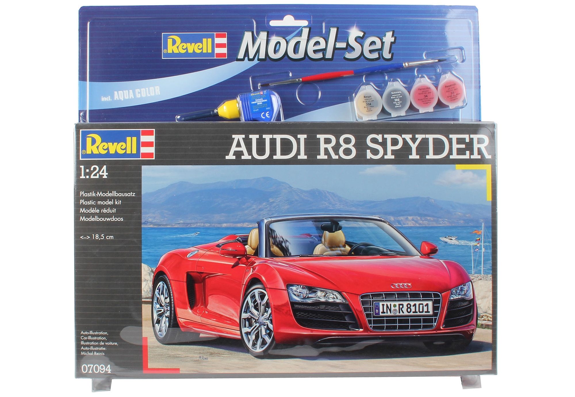 Revell® Modellbausatz Auto mit Zubehör, Maßstab 1:24, »Model Set - Audi ...