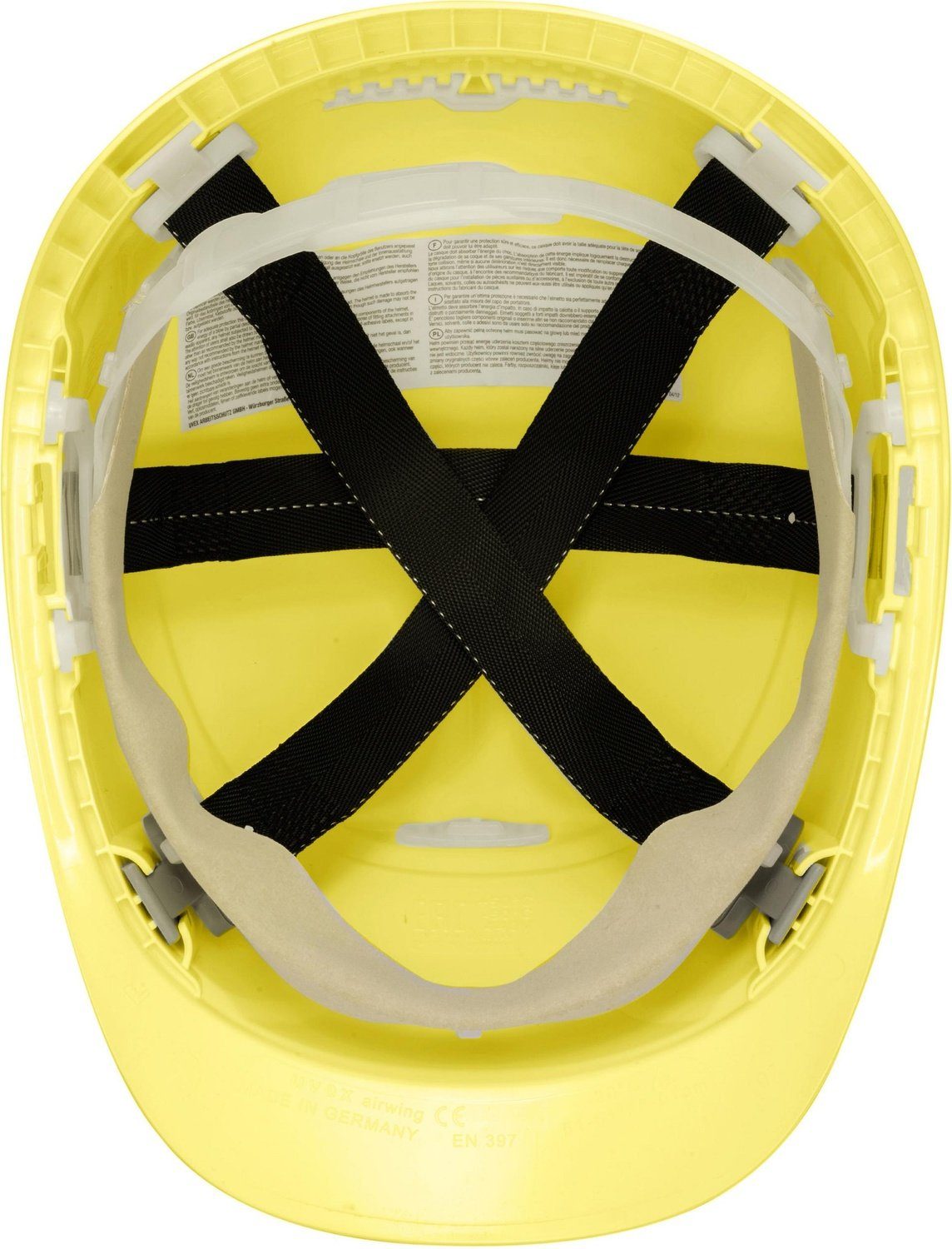 Uvex Kopfschutz gelb