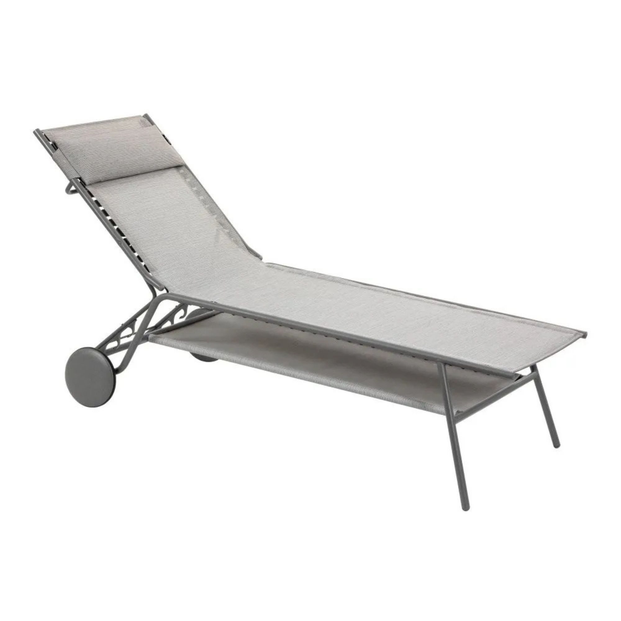 Lafuma Relaxliege Lafuma Sonnenliege Miami II Haut Batyline® Sunlounger beige galet