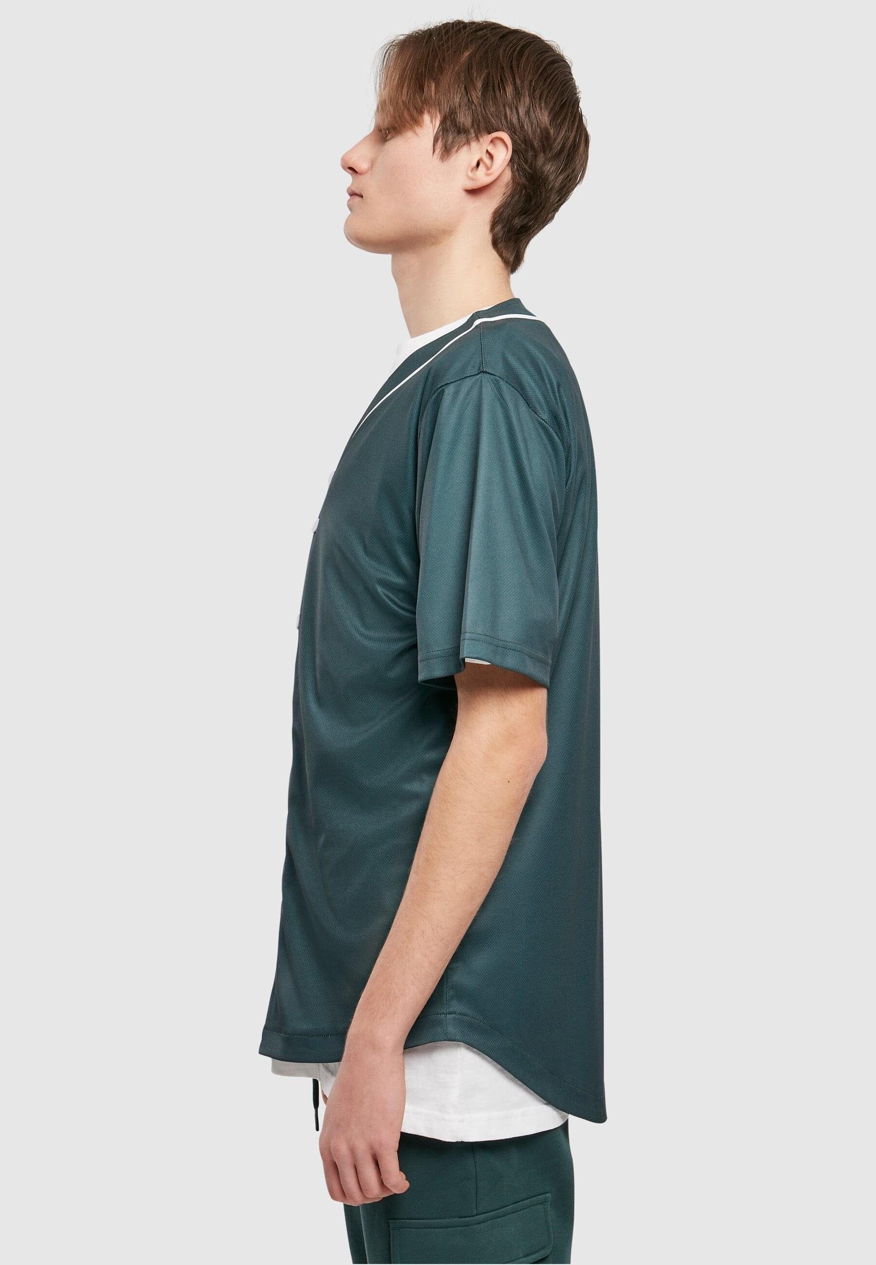 CLASSICS Jersey Mesh URBAN bottlegreen/white Herren (1-tlg) Baseball T-Shirt