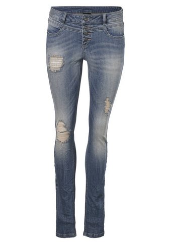 HEINE CASUAL узкие джинсы Alwa в Used-Look