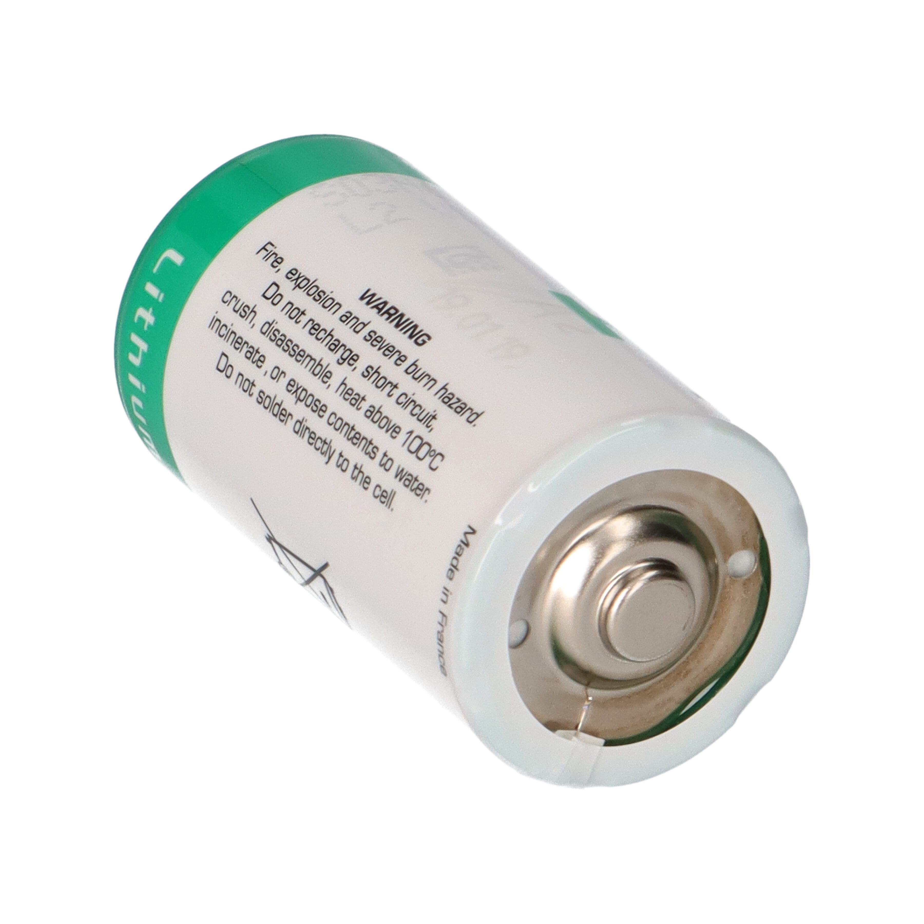 Saft SAFT LSH14 – C/Baby Lithium 3,6 V, 5800 mAh (Li-SOCl) Batterie