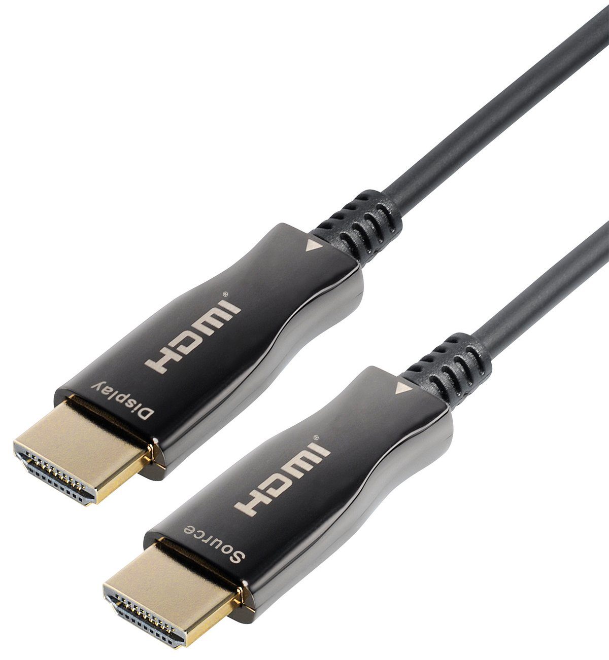 Maxtrack HDMI-Kabel, HDMI, Stecker auf Stecker (1000 cm), Aktives HDMI Glasfaser Kabel | Monitorkabel