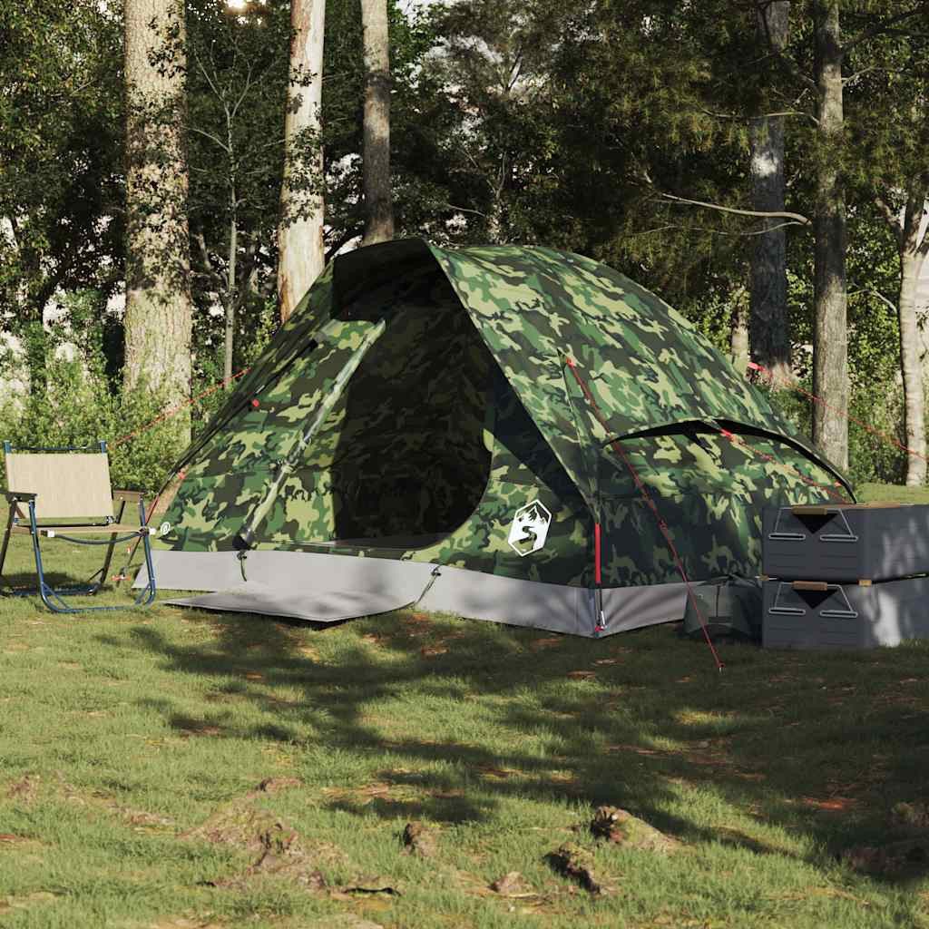 vidaXL Kuppelzelt Kuppel-Campingzelt 2 Personen Tarnmuster günstig online kaufen