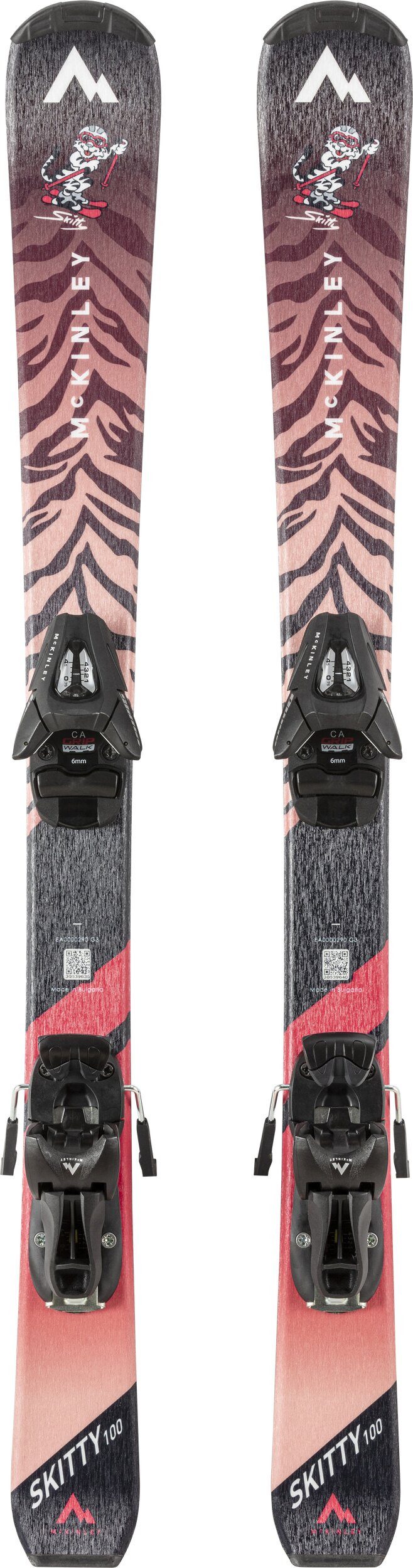 McKINLEY Ski Ki.-Ski-Set SKITTY I NC Schraubbindung PINK / RED WINE / WH