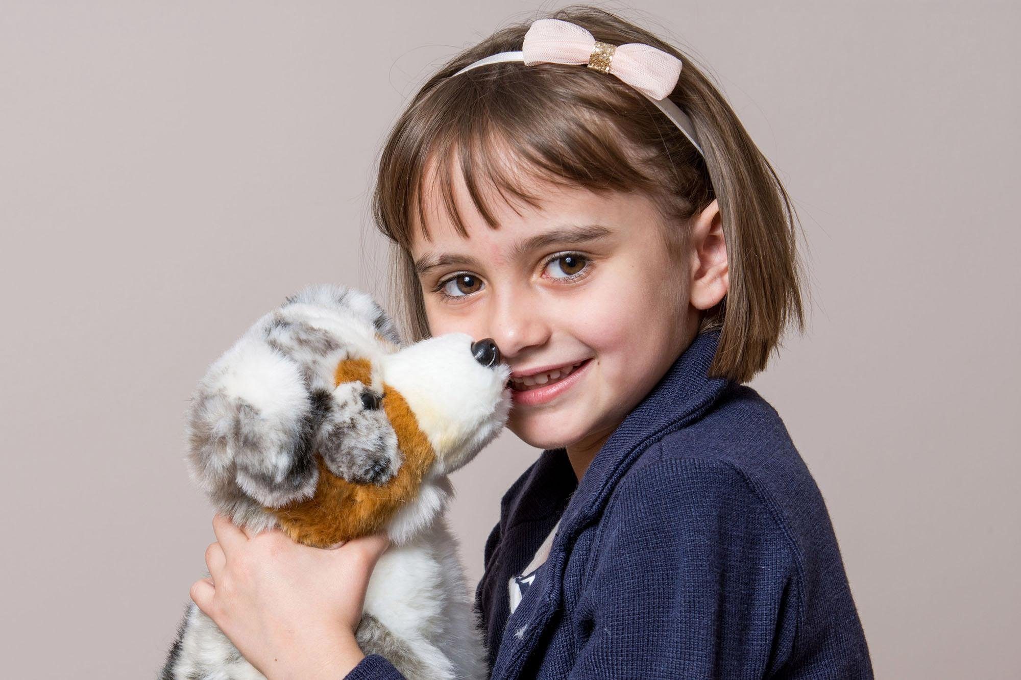 Teddy Hermann® Kuscheltier Australien Shepherd, 30 cm, zum Teil aus recyceltem Material