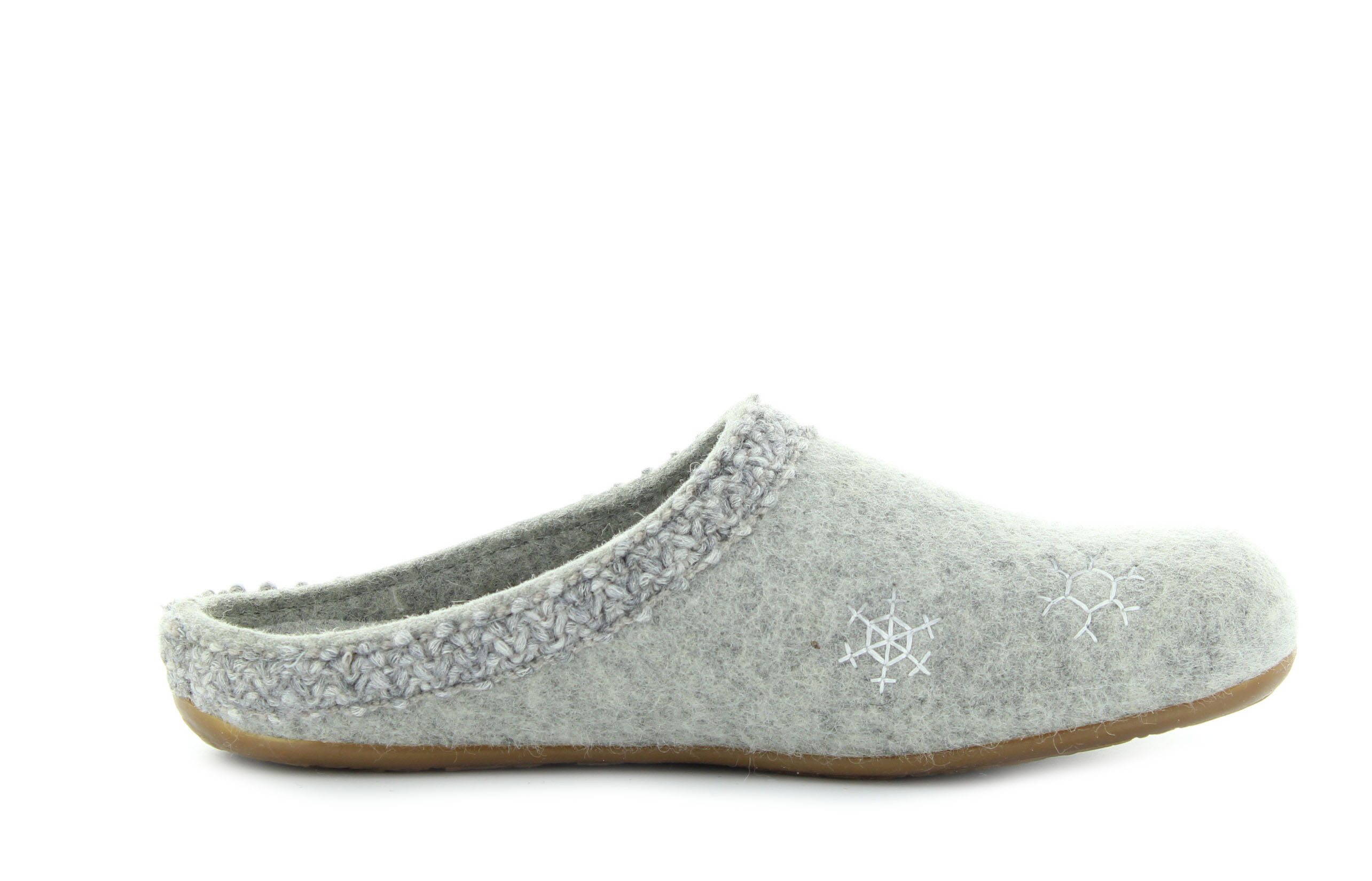 Haflinger Everest Snowflake Hausschuh Anatomisches Fußbett