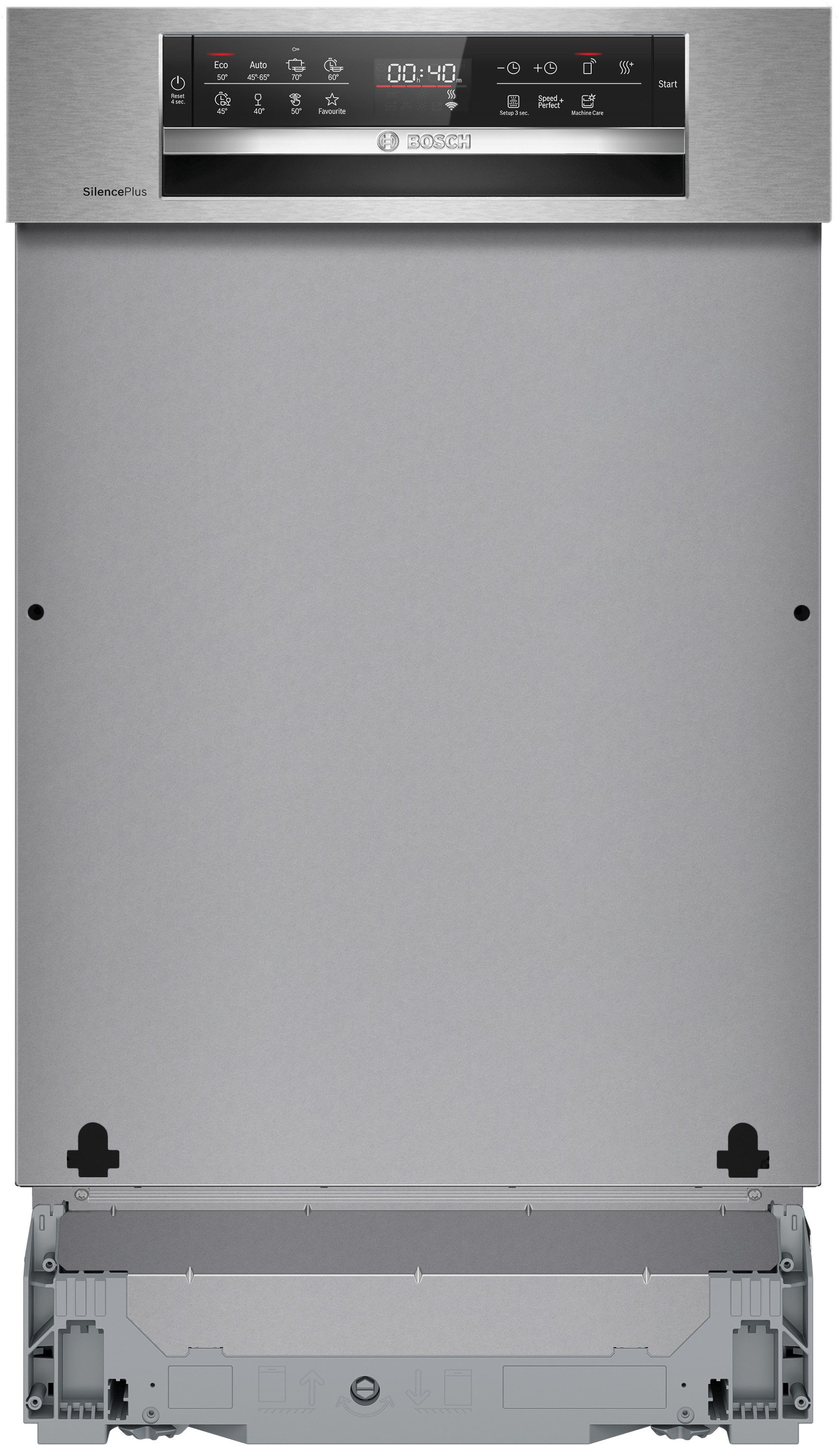 BOSCH teilintegrierbarer Geschirrspüler Serie 6 SPI6EMS21E, 10 Maßgedecke, Mit 3-fach Rack Matic & 2 Sprüharmen im Oberkorb
