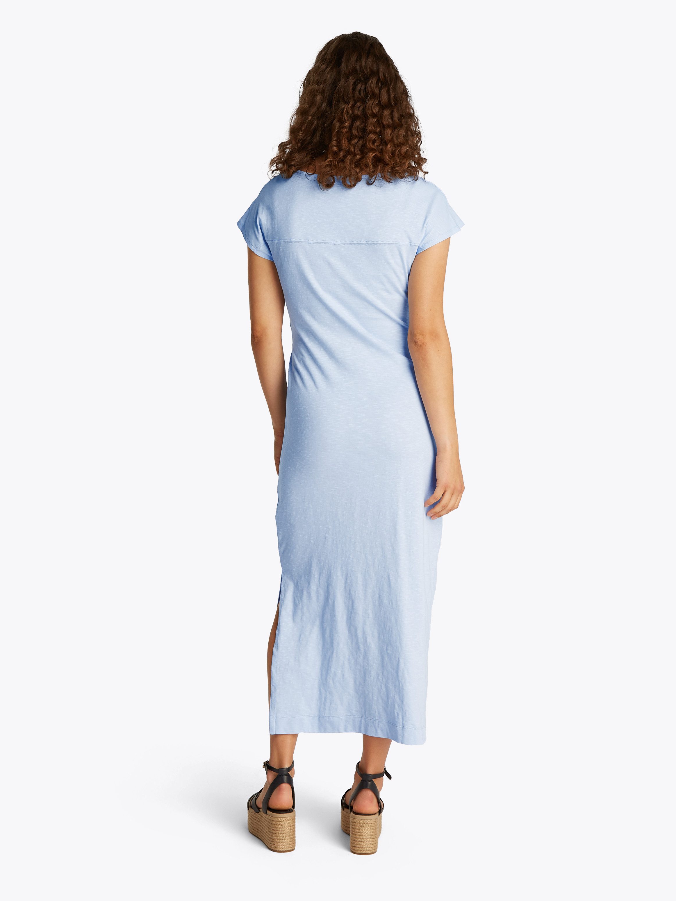 Tommy Hilfiger Midikleid KNOT BOAT-NK MIDI günstig online kaufen