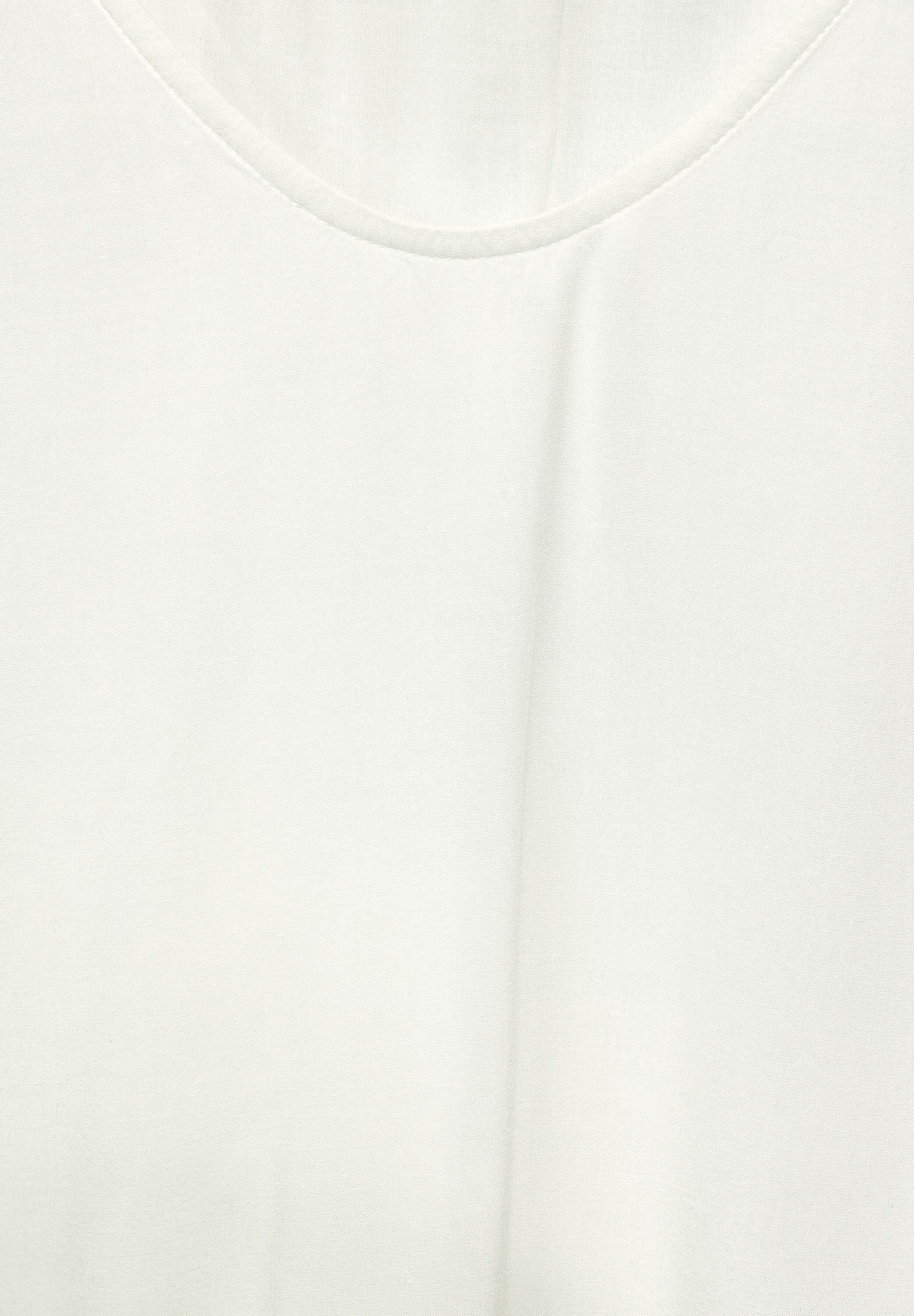 STREET ONE Kurzarmbluse mit Gummizug im Bund