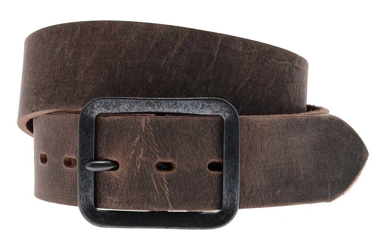 Vanzetti Ledergürtel V4594 Dunkelbraun