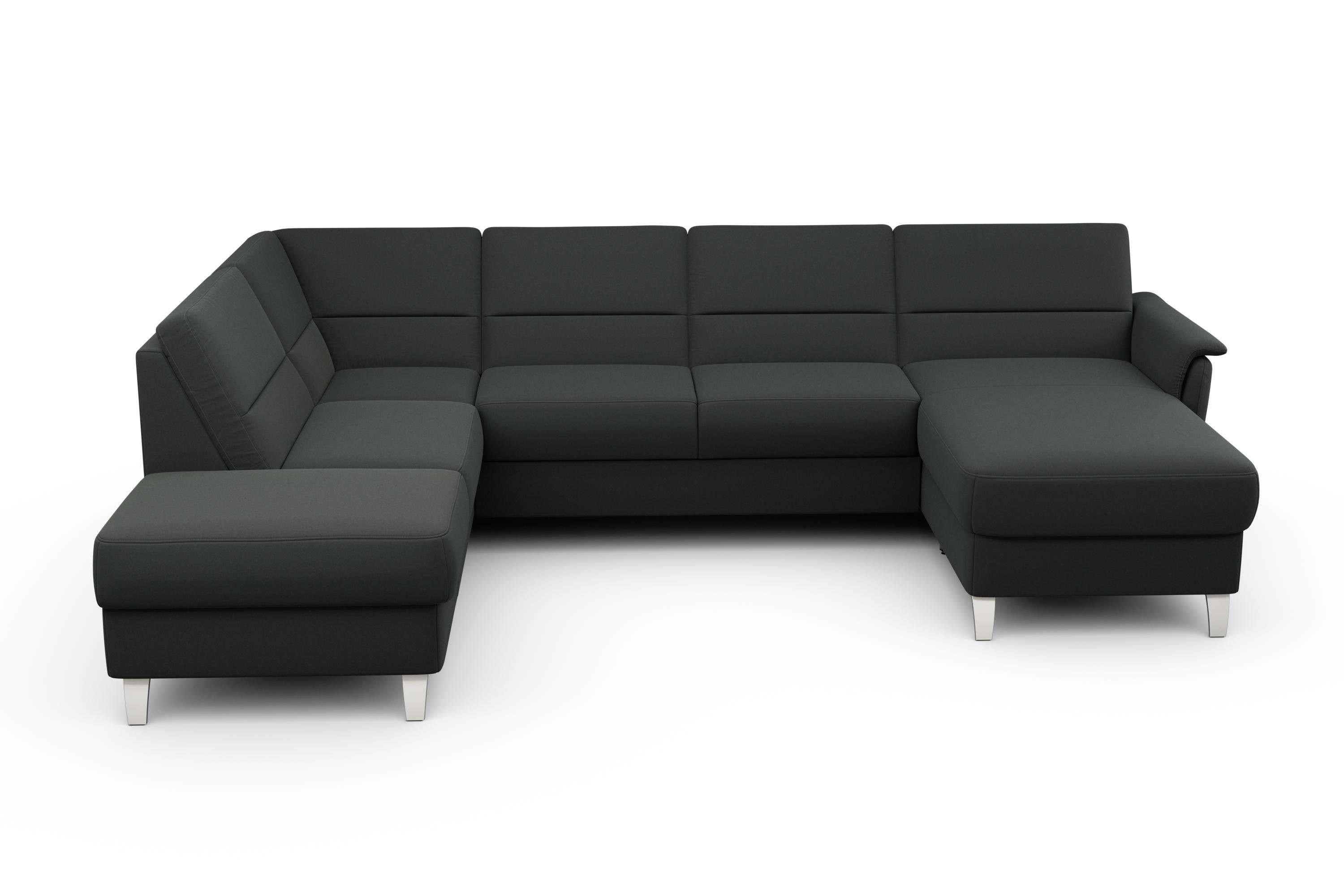 sit&more Wohnlandschaft "Palmera U-Form, B: 308 cm", optional Bettfunktion günstig online kaufen
